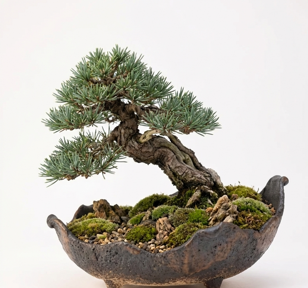 Sculpting the Eternal: The "Cobra-Style" Banko-yaki Bonsai Pot