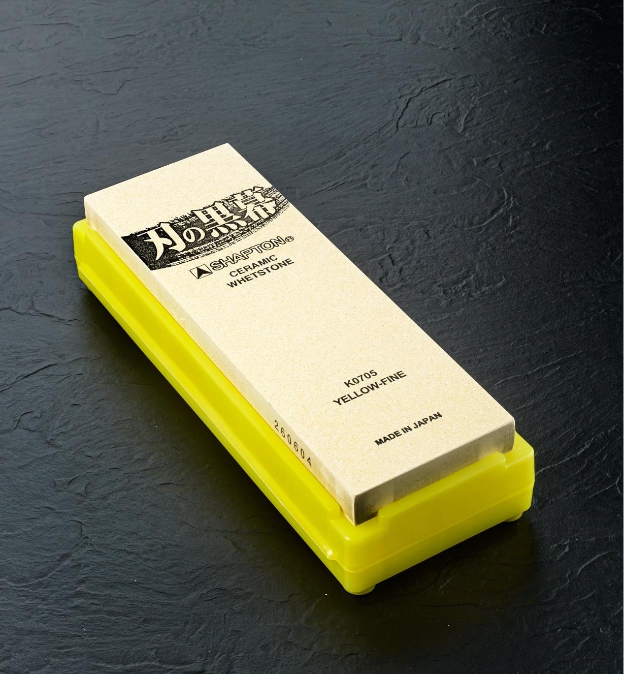 Shapton 12,000x Yellow Ha-No-Kuromaku Ceramic Stone