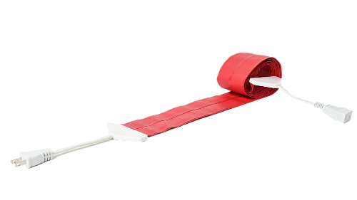 Naginowa the thinnest extension power cord in the world【Candy Apple Red】