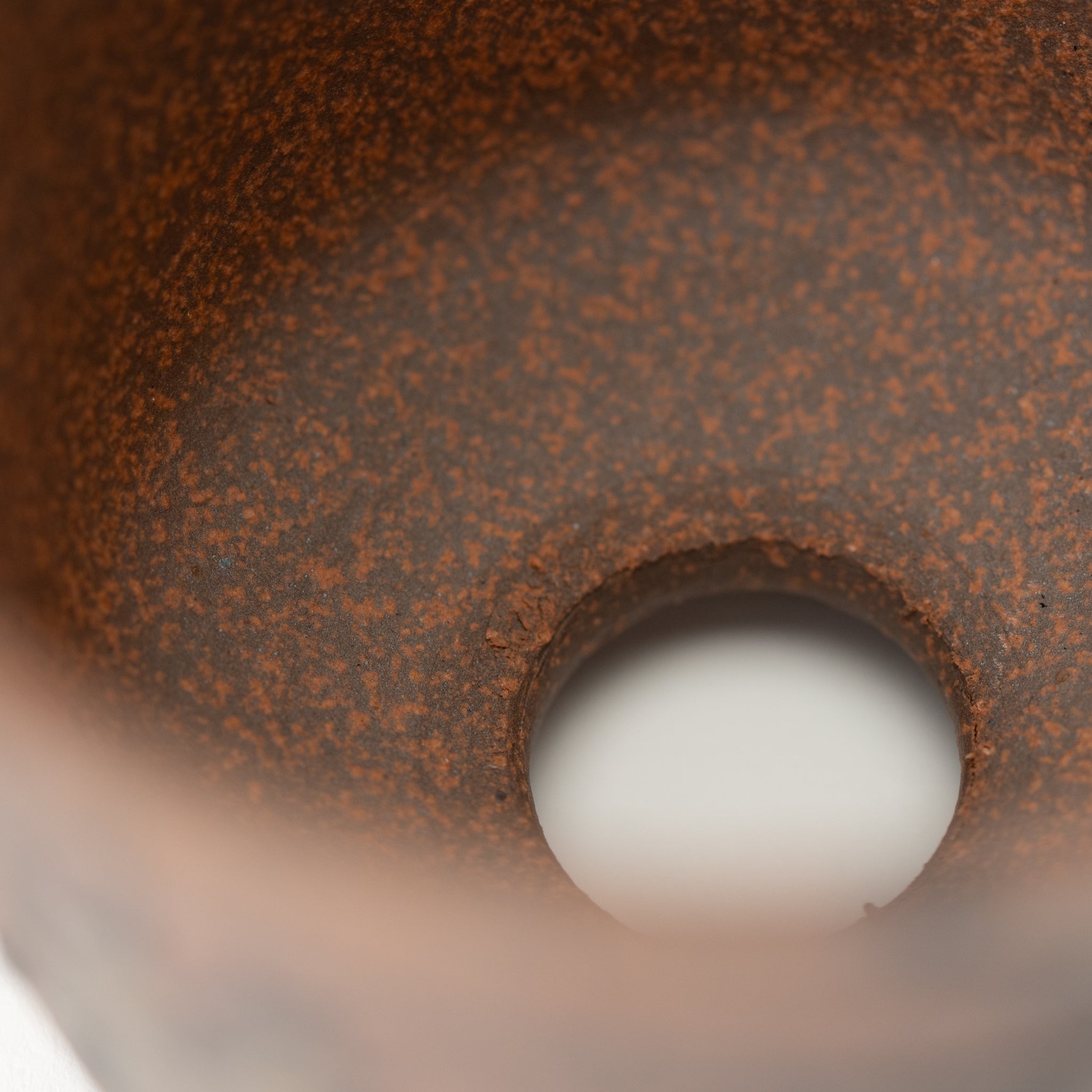 Naginowa Gold Paint Corrugated BANKO Ware Japanese Bonsai Pot 3.6in.