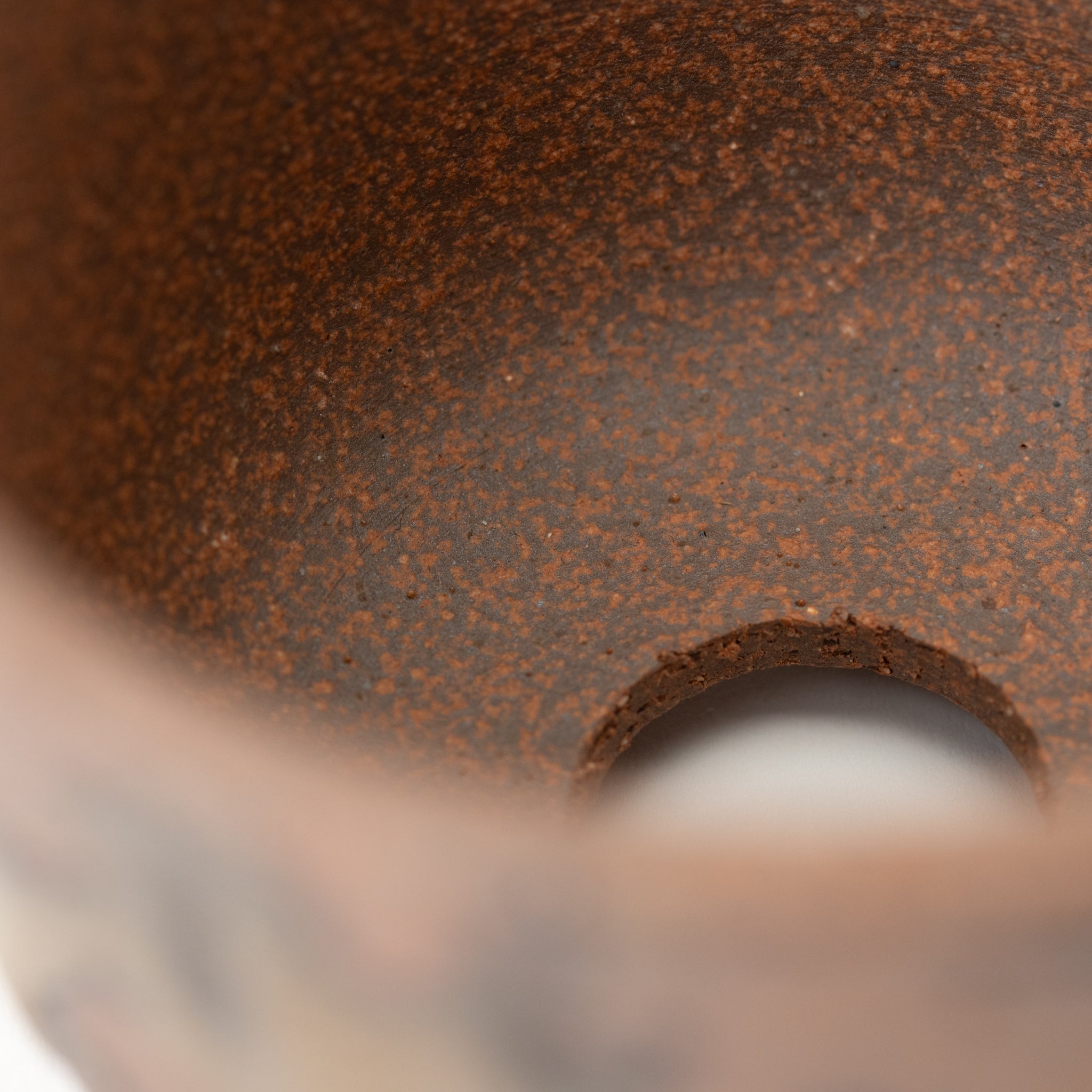 Naginowa Gold Paint Rounded BANKO Ware Japanese Bonsai Pot 3.6in.