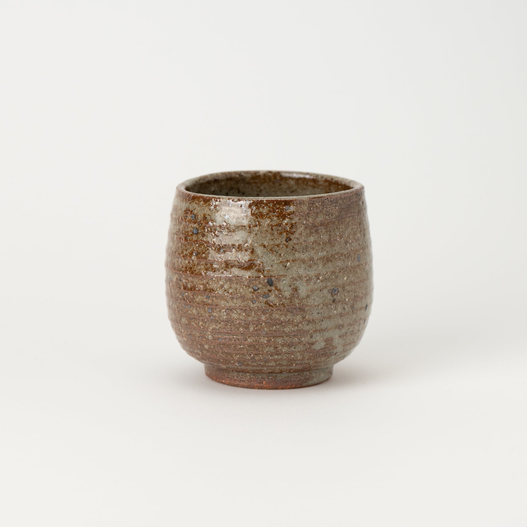 Naginowa Ash Glaze BANKO Ware Japanese Bonsai Pot 3.5in.