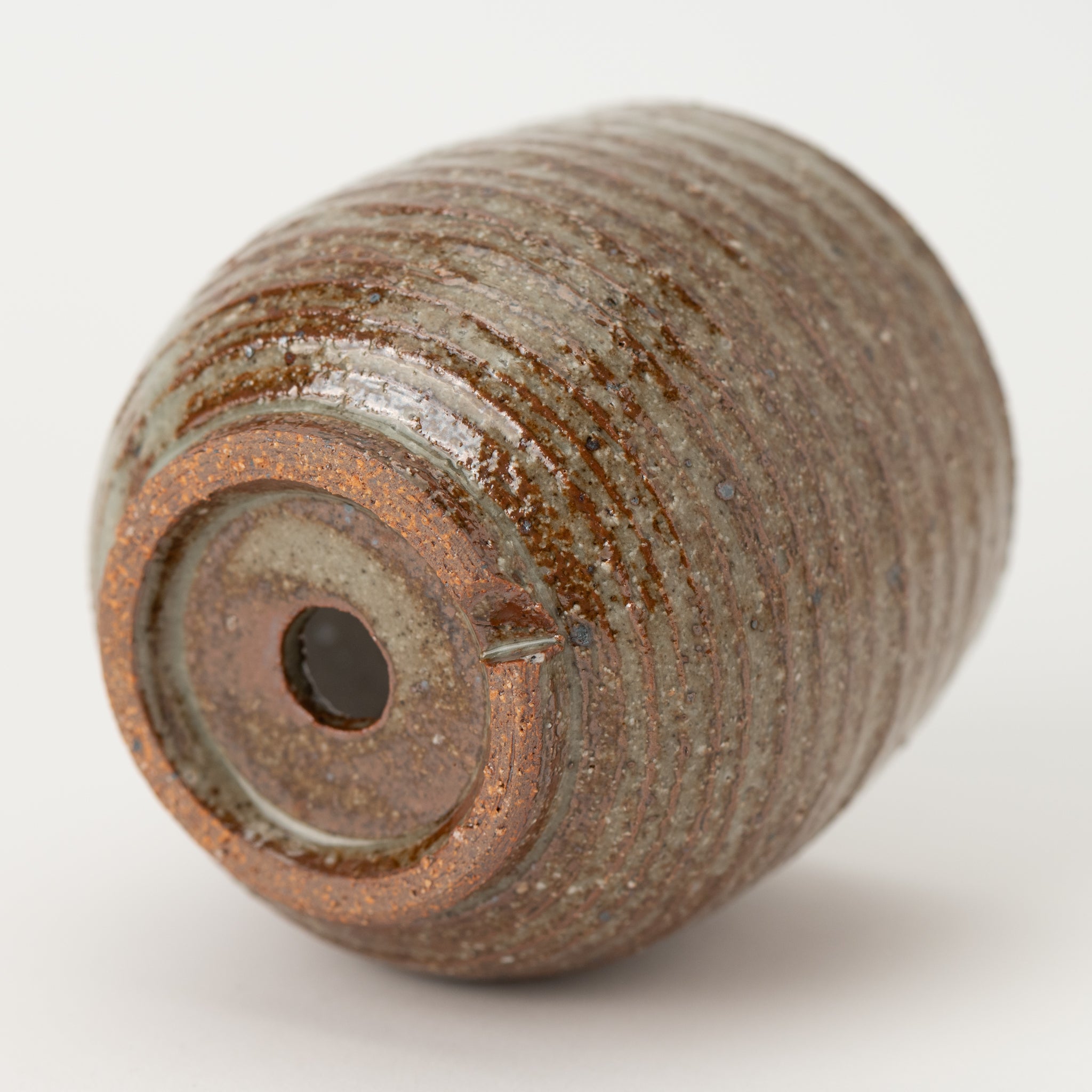 Naginowa Ash Glaze BANKO Ware Japanese Bonsai Pot 3.5in.