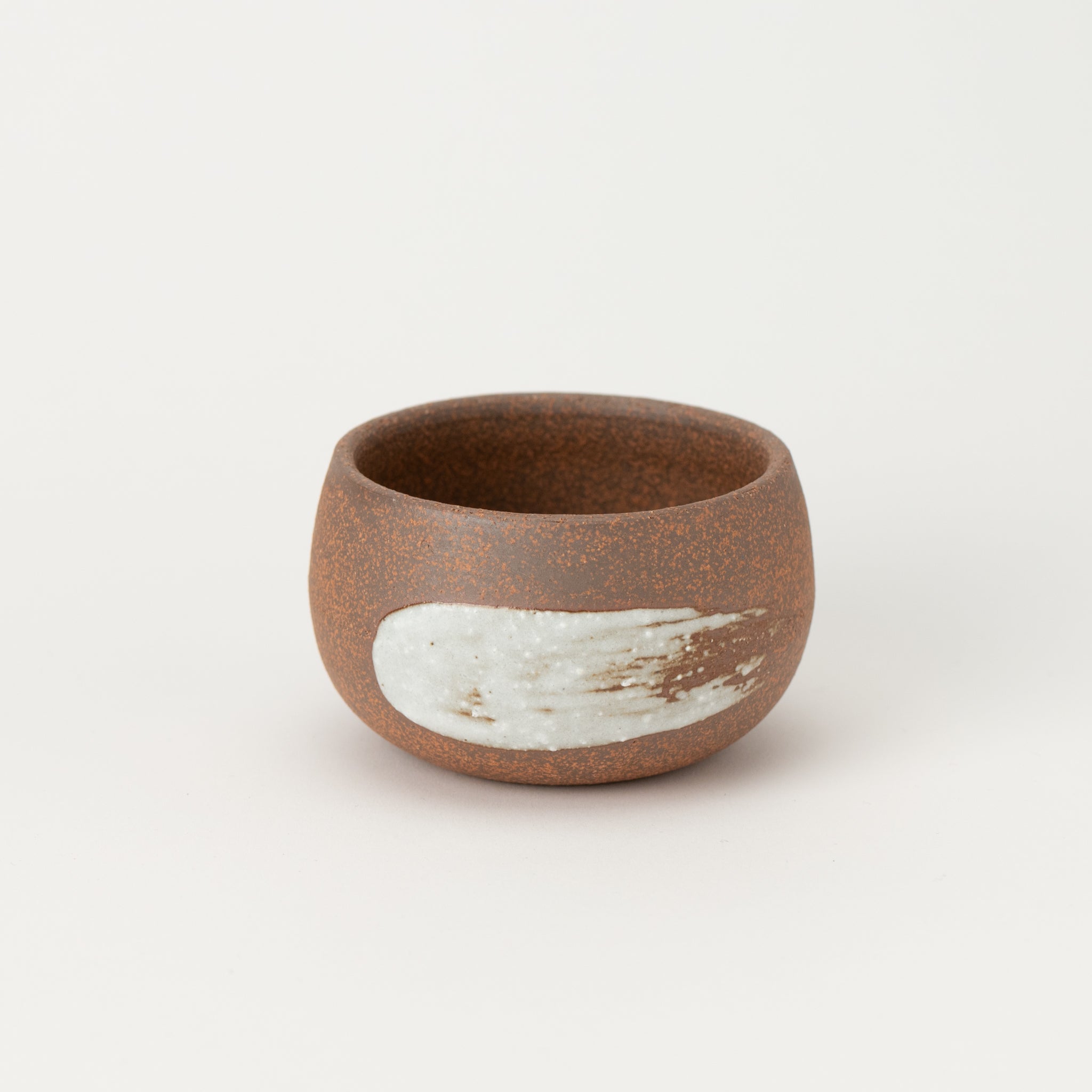 Naginowa Brush Marks BANKO Ware Japanese Bonsai Pot 3.3in.
