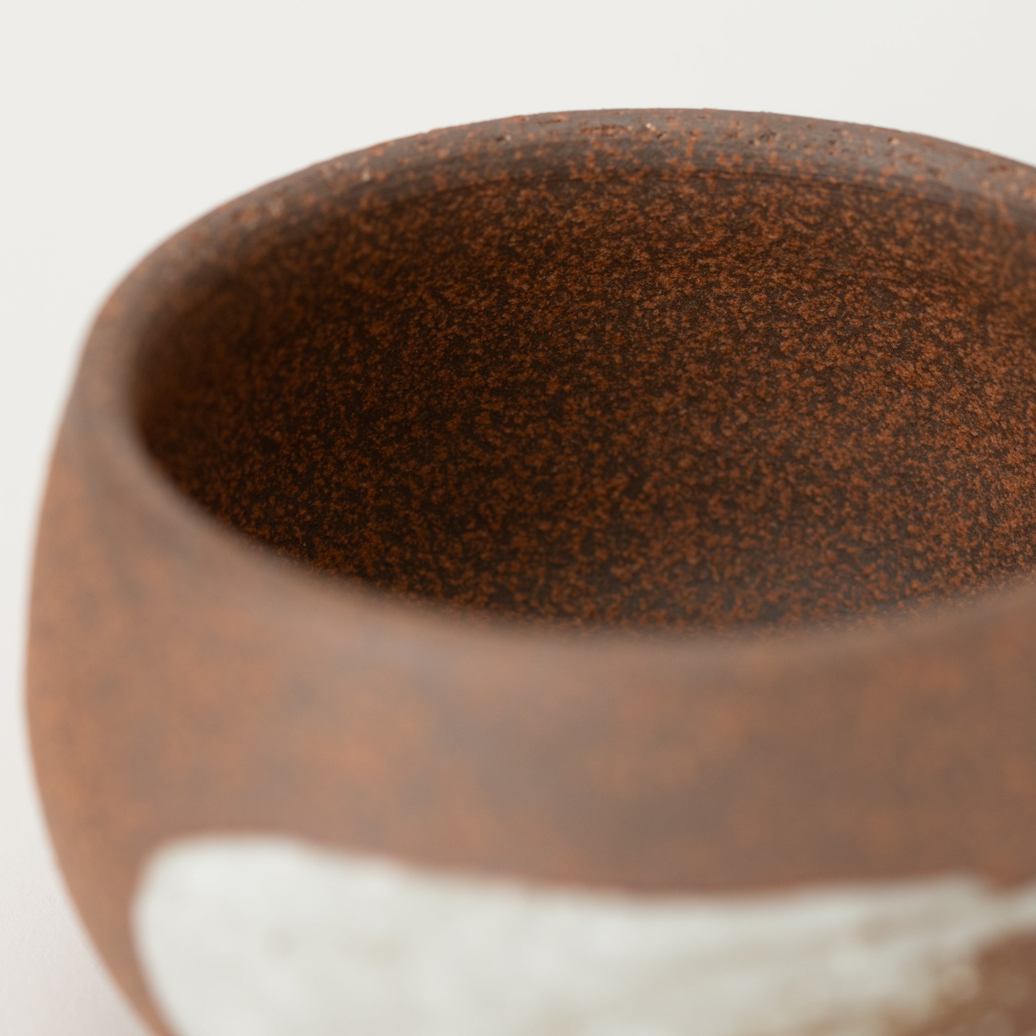 Naginowa Brush Marks BANKO Ware Japanese Bonsai Pot 3.3in.