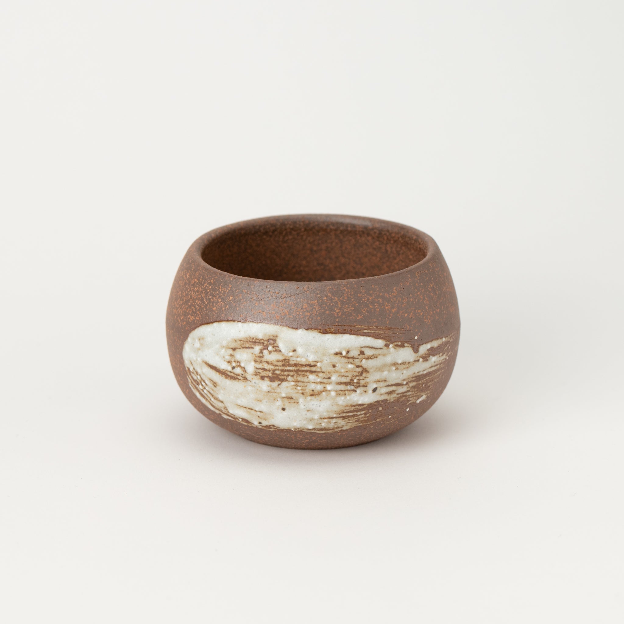 Naginowa Brush Marks BANKO Ware Japanese Bonsai Pot 3.9in.