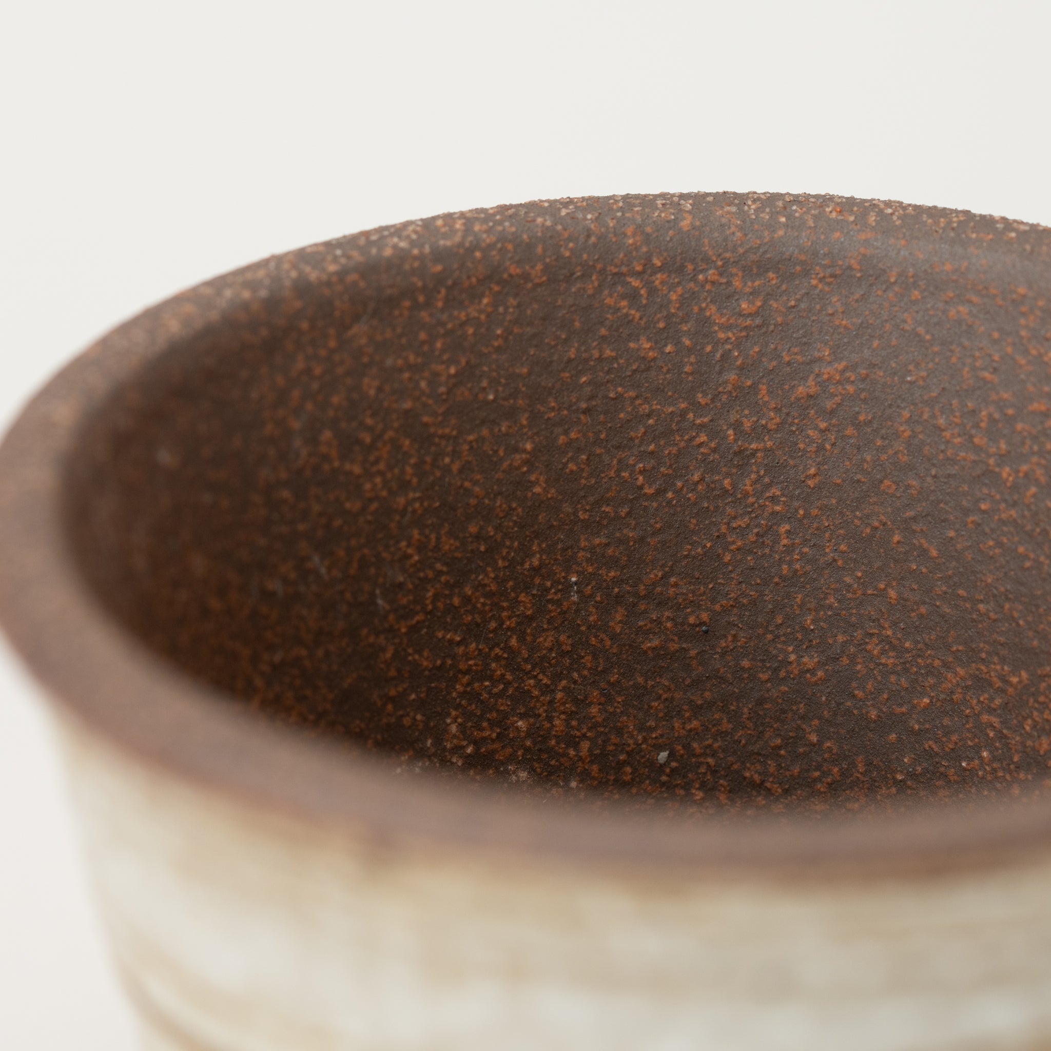 Naginowa Brush Marks Standard BANKO Ware Japanese Bonsai Pot 4.3in.