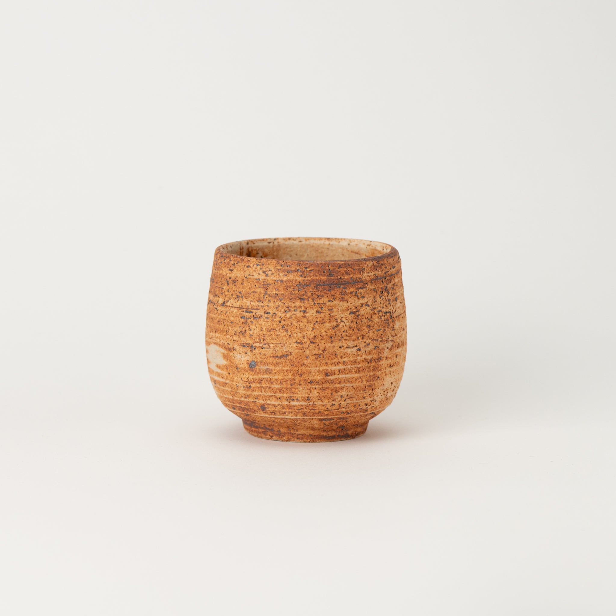 Naginowa Ancient Jomon BANKO Ware Japanese Bonsai Pot 3.5 in.