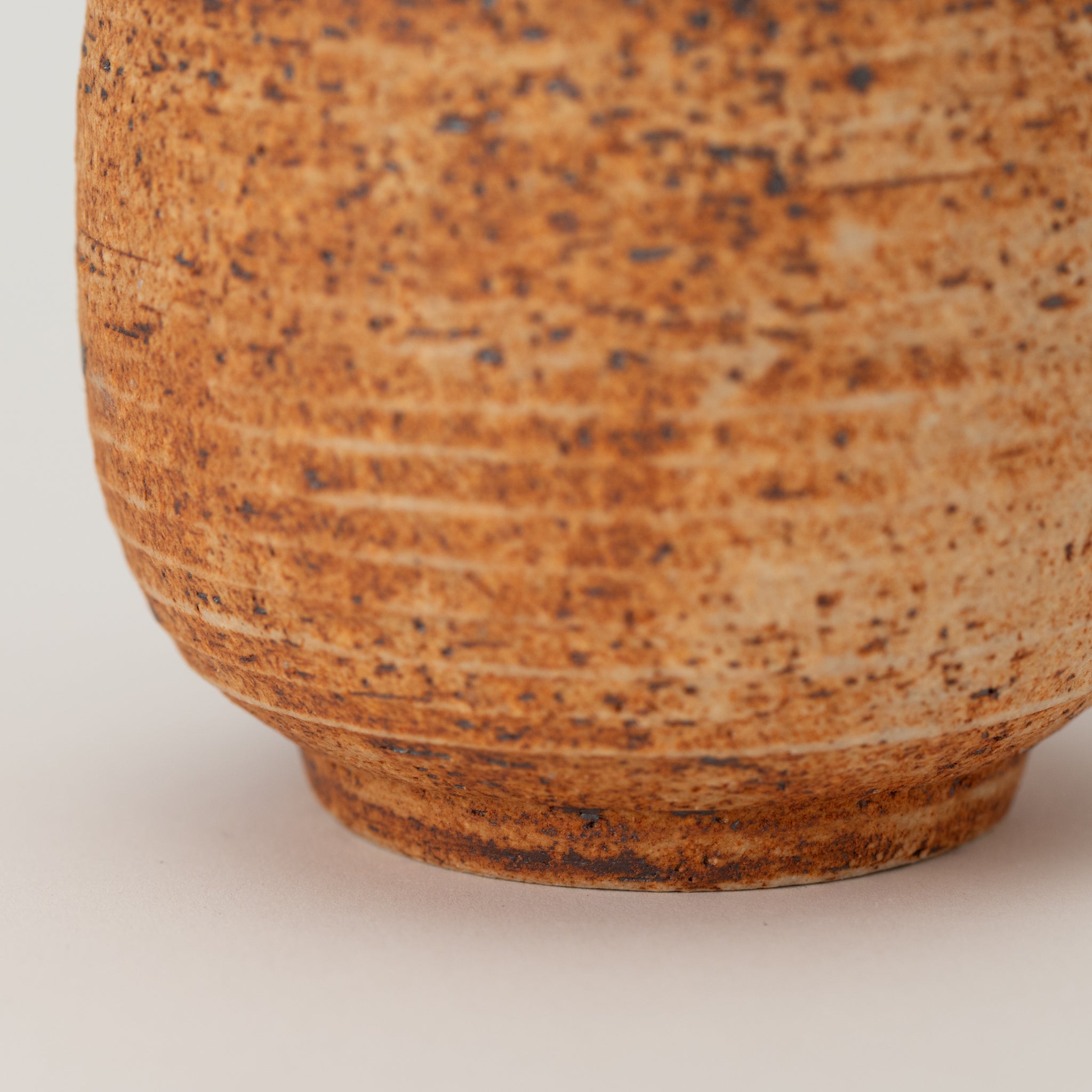 Naginowa Ancient Jomon BANKO Ware Japanese Bonsai Pot 3.5 in.