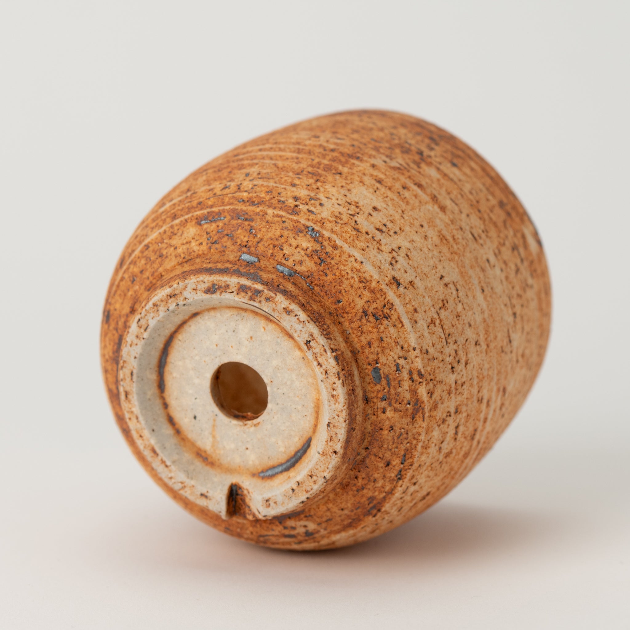 Naginowa Ancient Jomon BANKO Ware Japanese Bonsai Pot 3.5 in.