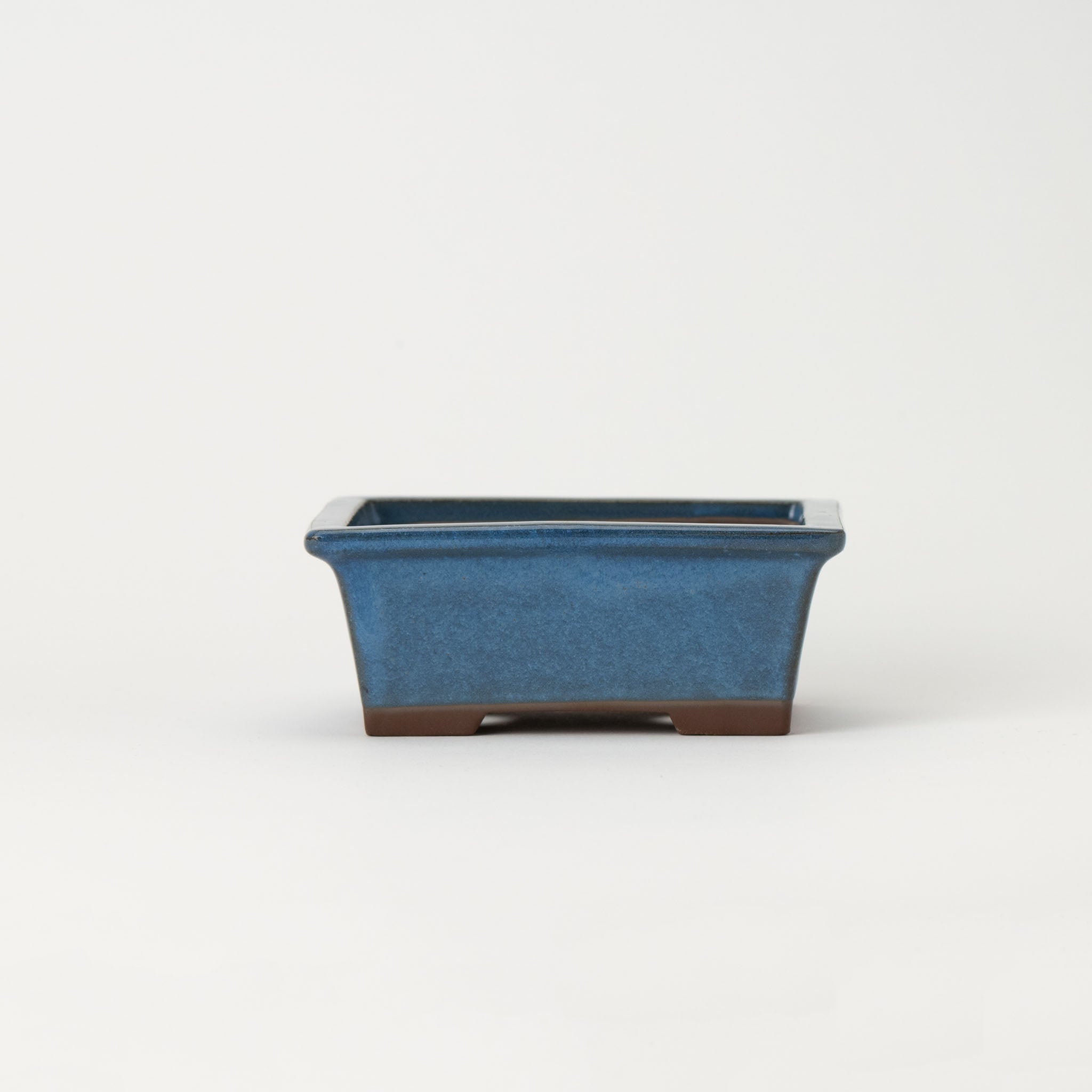 Naginowa Kinyo longhorn BANKO Ware Japanese Bonsai Pot 5.3 in.