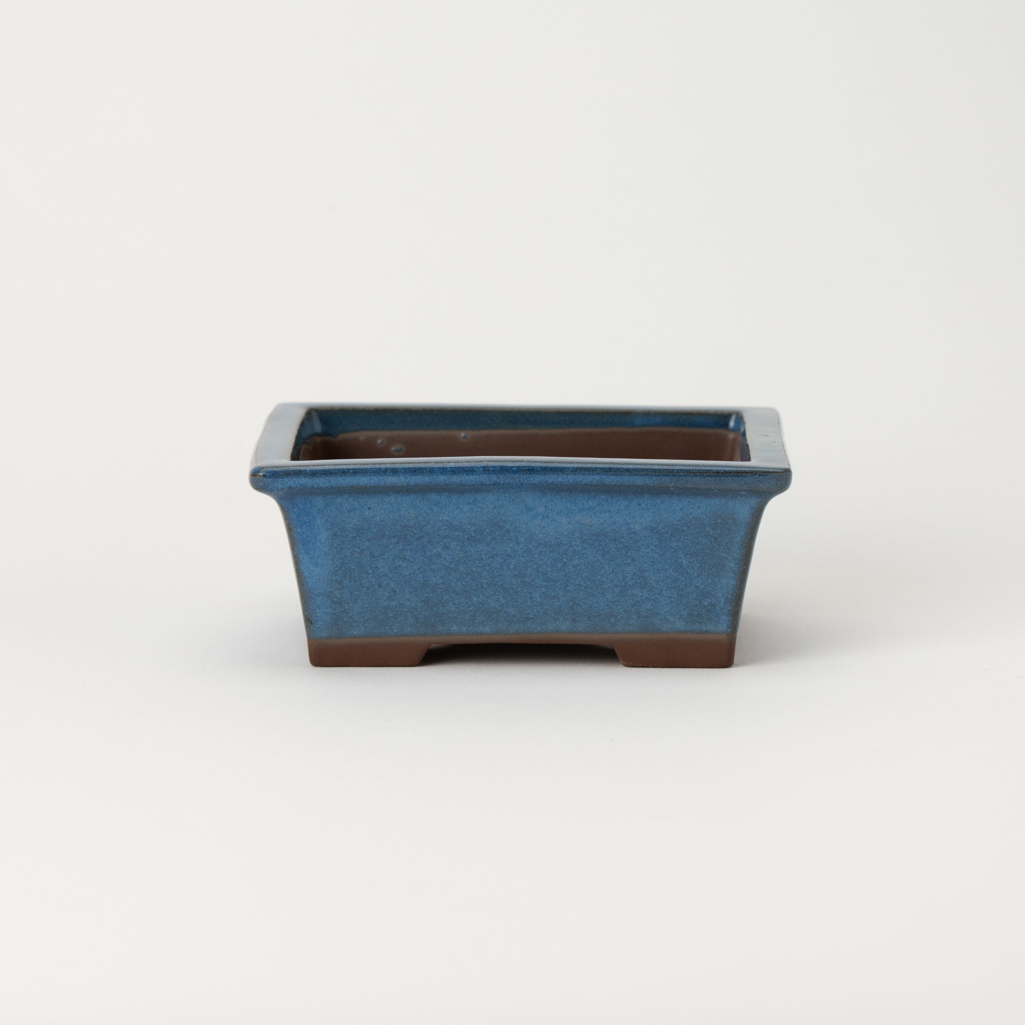 Naginowa Kinyo longhorn BANKO Ware Japanese Bonsai Pot 5.3 in.