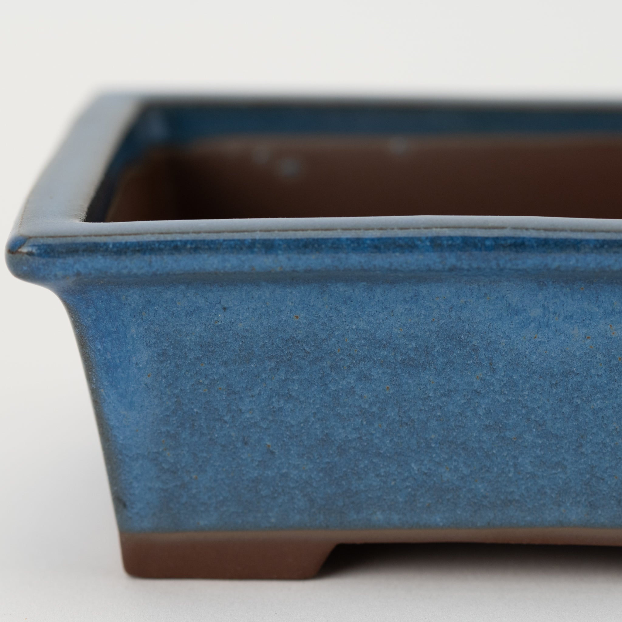 Naginowa Kinyo longhorn BANKO Ware Japanese Bonsai Pot 5.3 in.