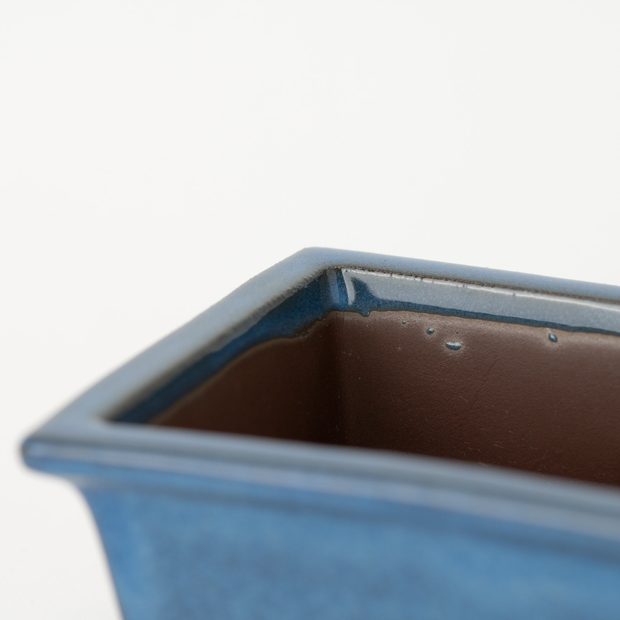 Naginowa Kinyo longhorn BANKO Ware Japanese Bonsai Pot 5.3 in.