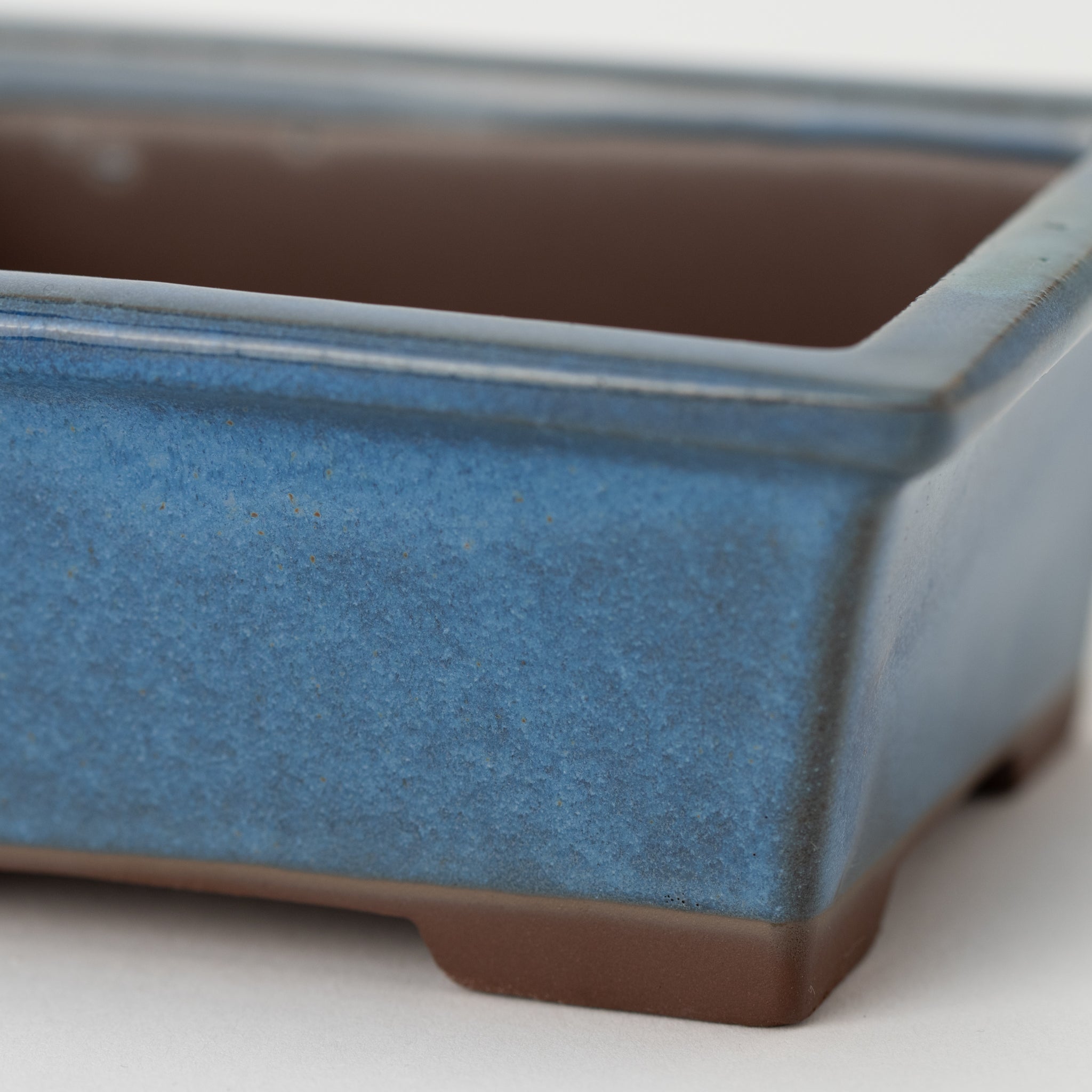 Naginowa Kinyo longhorn BANKO Ware Japanese Bonsai Pot 5.3 in.