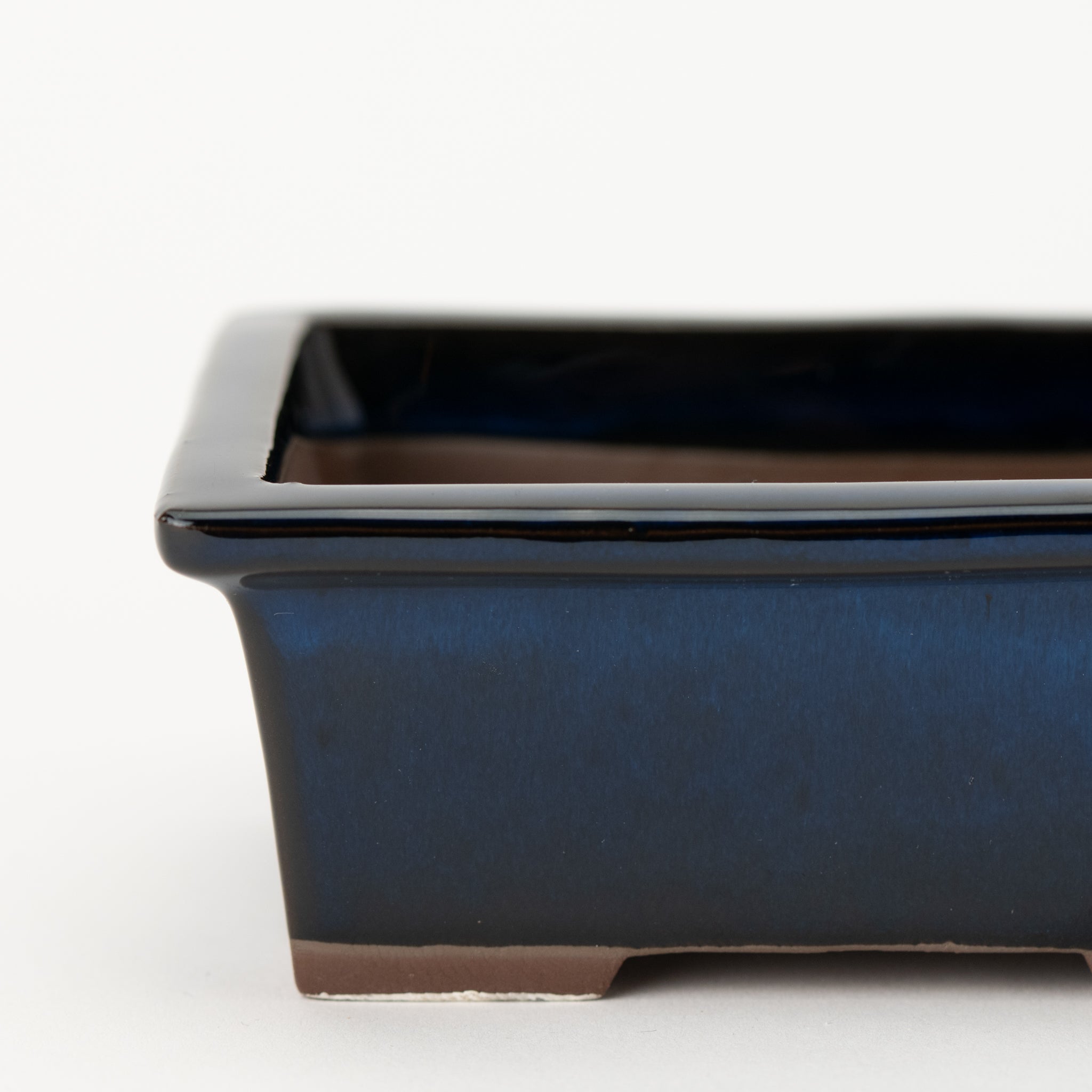 Naginowa Namako longhorn BANKO Ware Japanese Bonsai Pot 5.3 in.