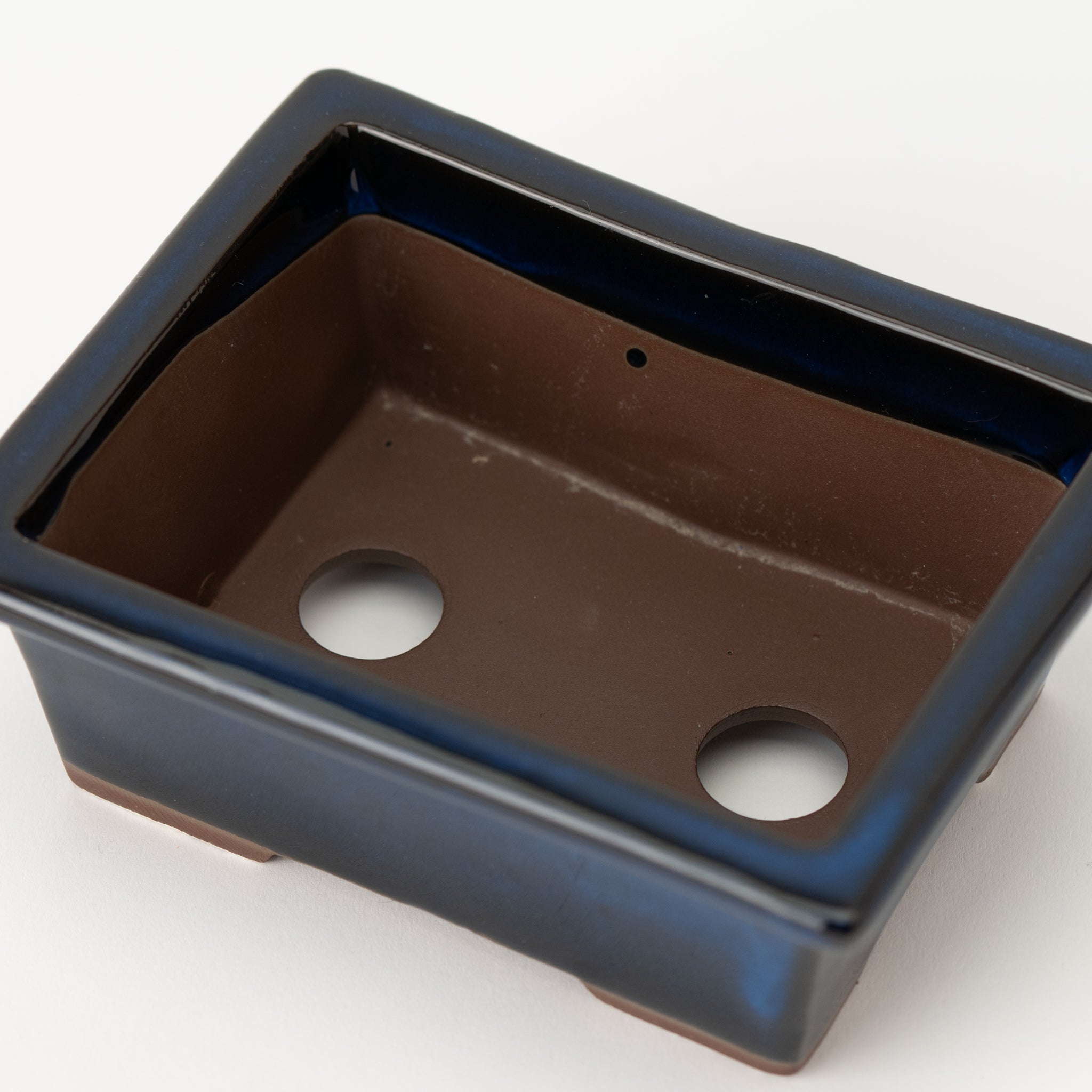 Naginowa Namako longhorn BANKO Ware Japanese Bonsai Pot 5.3 in.