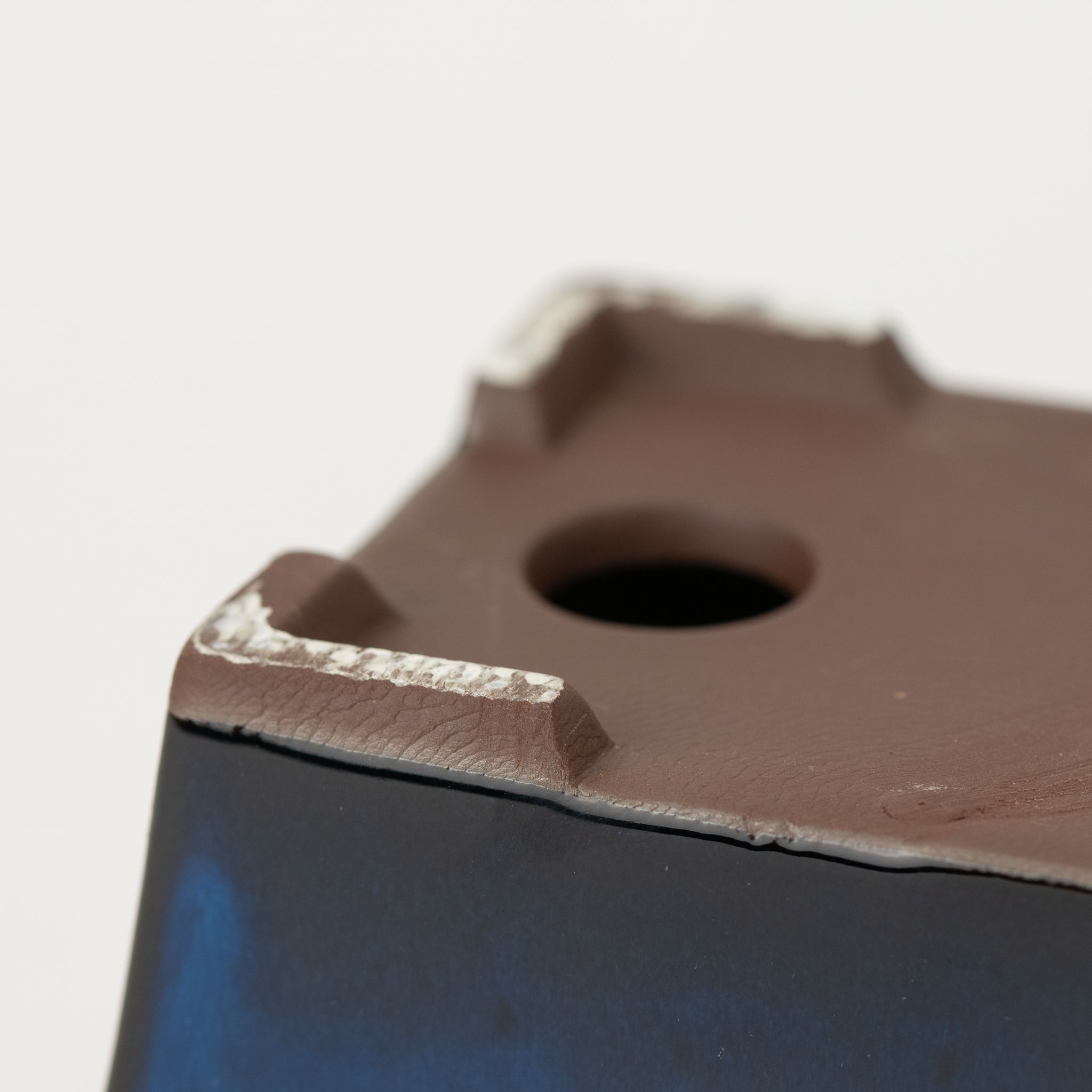 Naginowa Namako longhorn BANKO Ware Japanese Bonsai Pot 5.3 in.