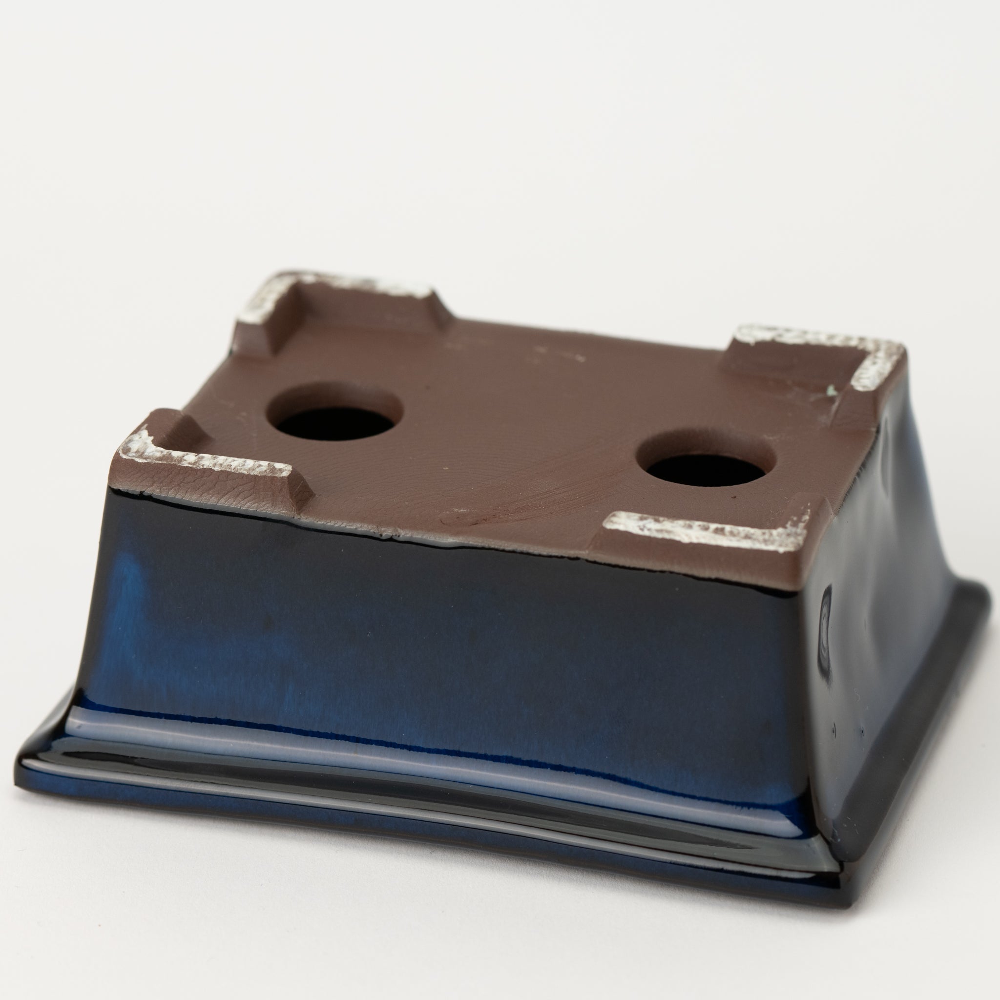 Naginowa Namako longhorn BANKO Ware Japanese Bonsai Pot 5.3 in.