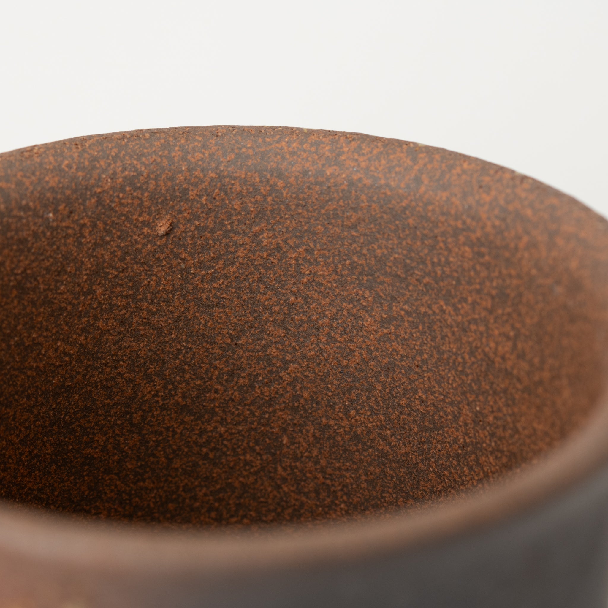 Naginowa Yubuki Deep Rounded BANKO Ware Japanese Bonsai Pot 4.7 in.