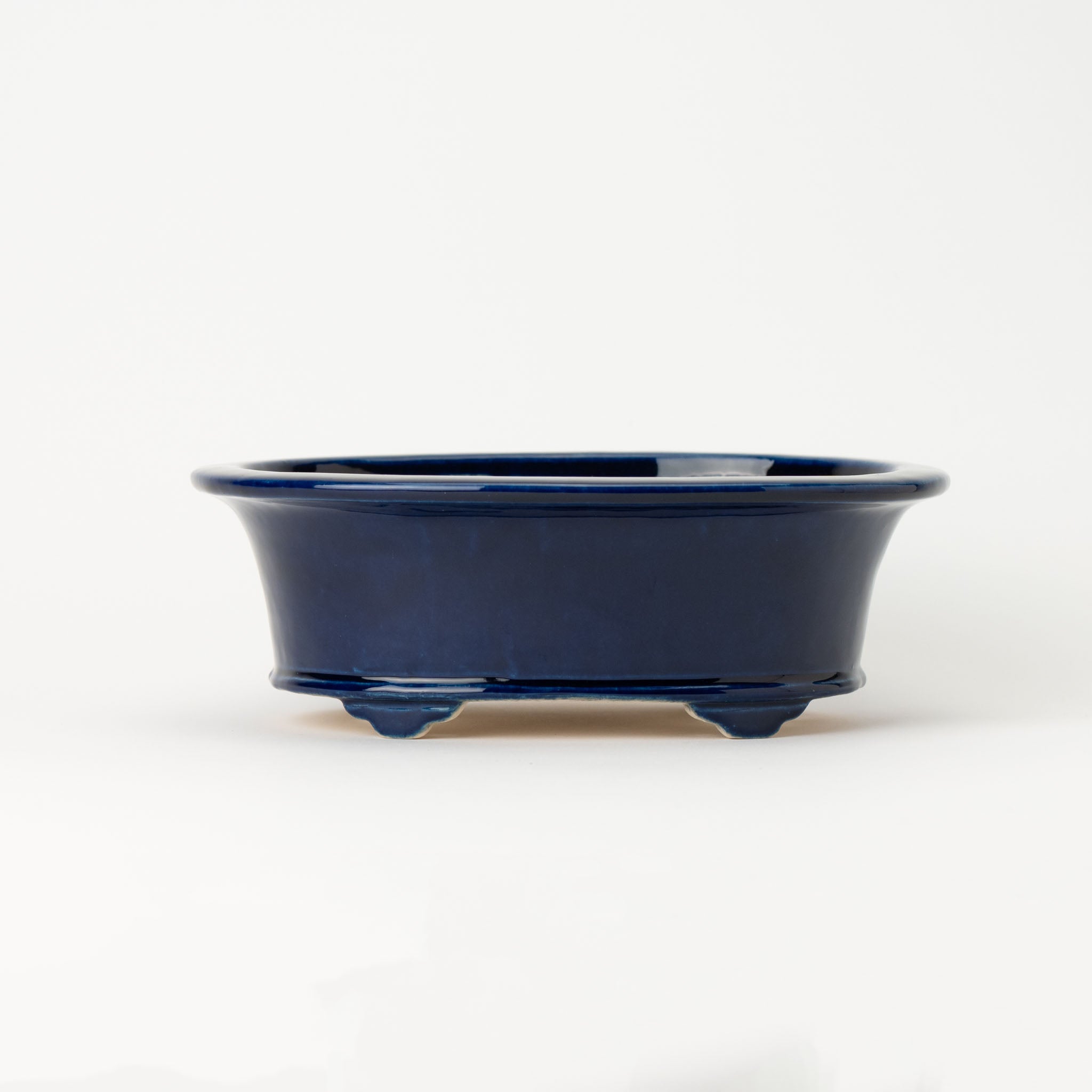 Kouyo Tokoname Ware Oval Blue Japanese Bonsai Pot