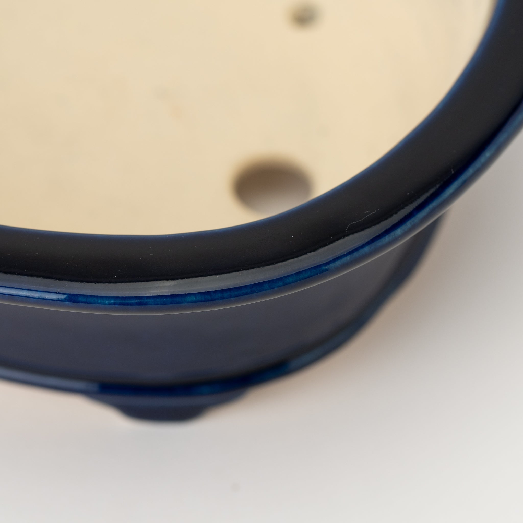 Kouyo Tokoname Ware Oval Blue Japanese Bonsai Pot