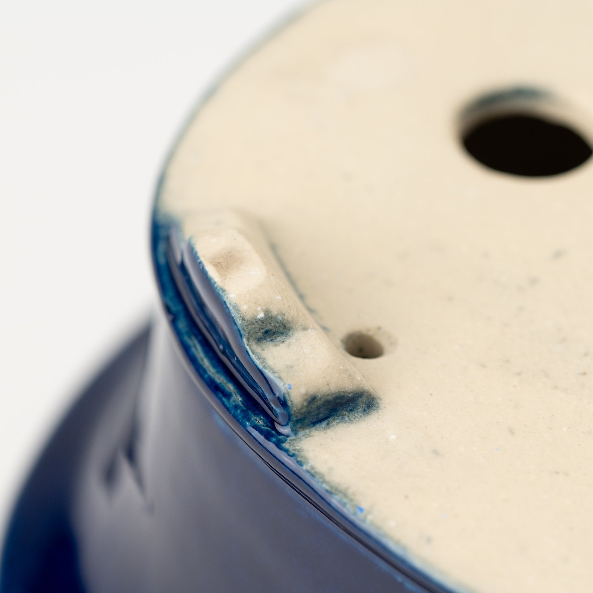 Kouyo Tokoname Ware Oval Blue Japanese Bonsai Pot