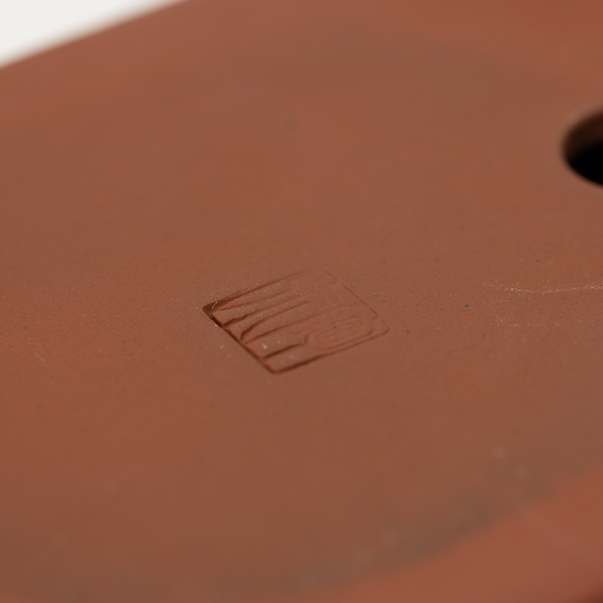 Tousen Tokoname Ware Rectangle Vermilion Japanese Bonsai Pot No.6.5