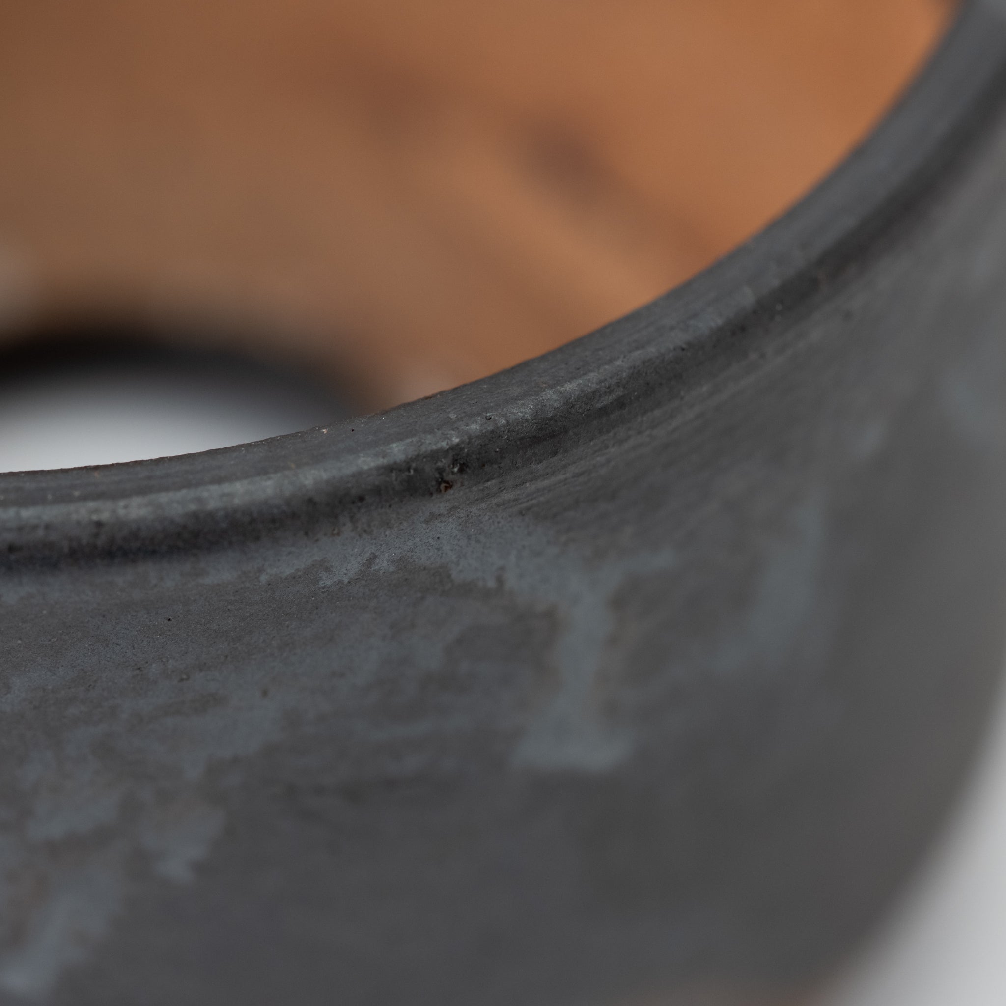 Naginowa Shigaraki Ware Banzan Japanese Bonsai Pot 5.8 in.