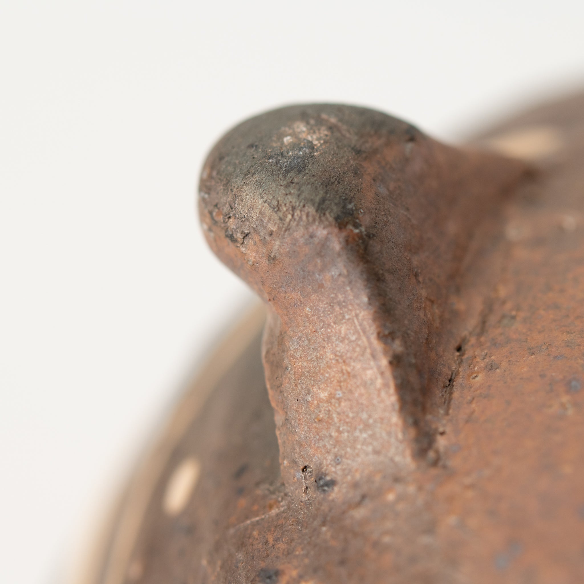 Mitsue Tokoname Ware Round Three Legged Japanese Bonsai Pot