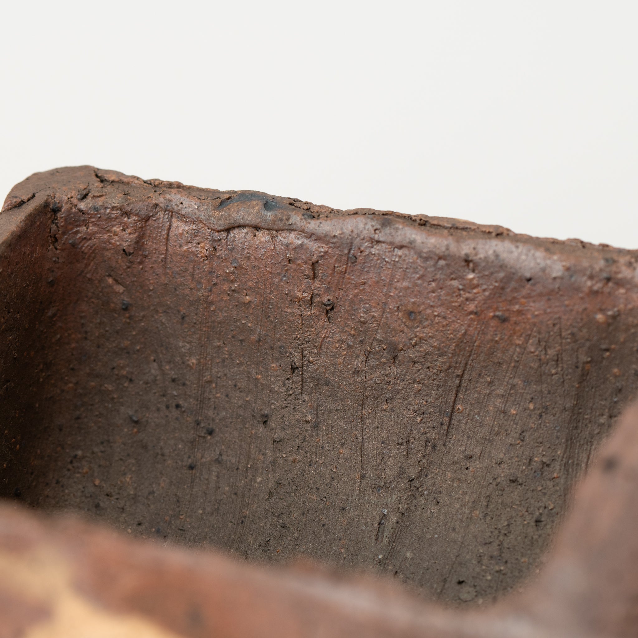 Mitsue Tokoname Ware Split-tube Bowl Japanese Bonsai Pot