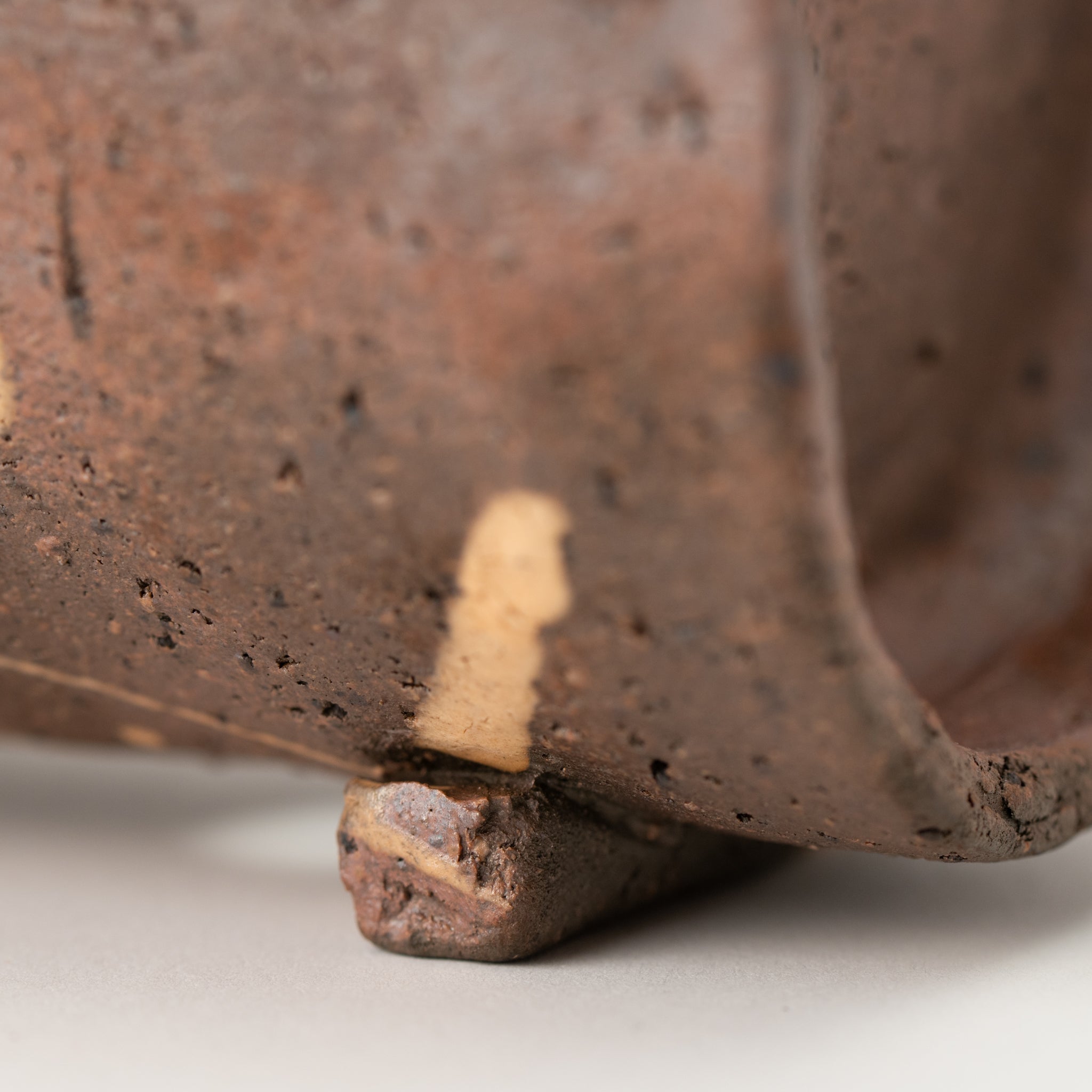 Mitsue Tokoname Ware Split-tube Bowl Japanese Bonsai Pot