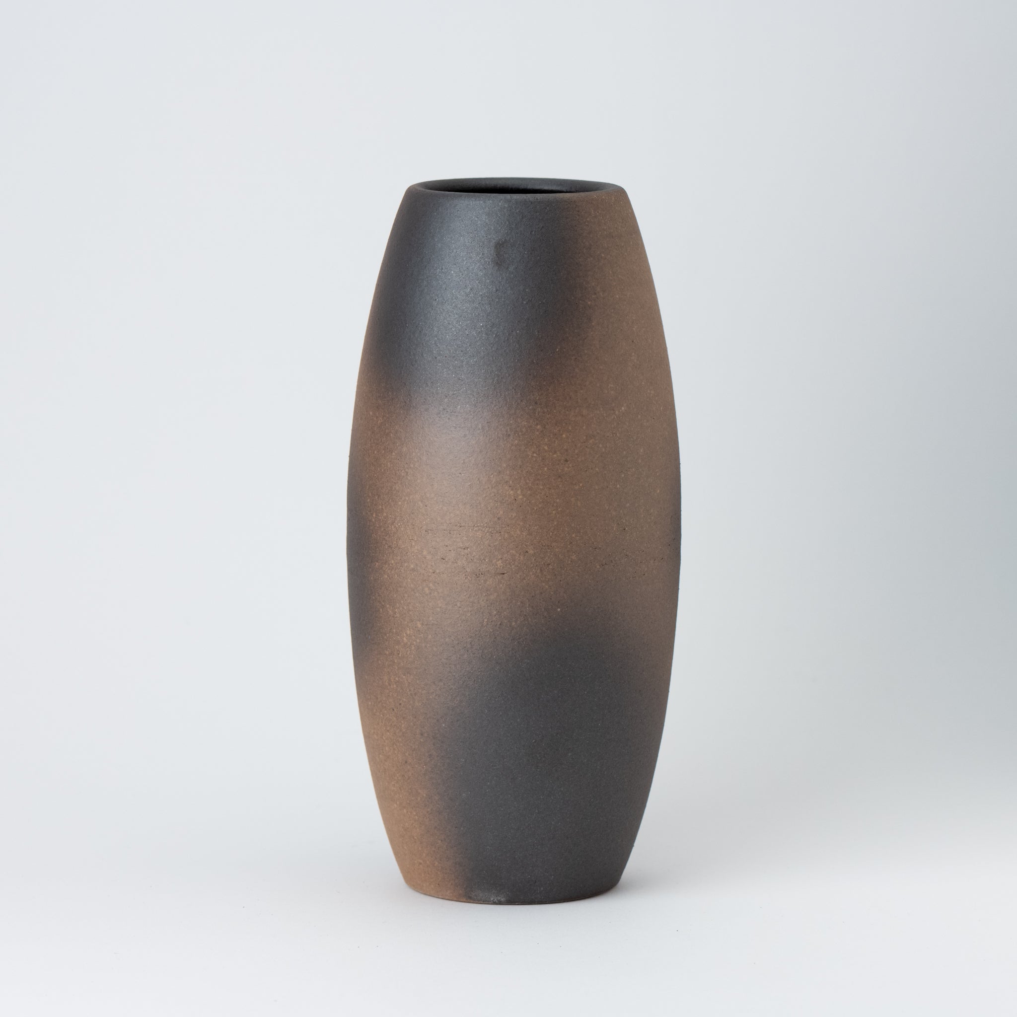 Naginowa Shigaraki Ware Gold Rust Painted Flower Vase 4.7 in.