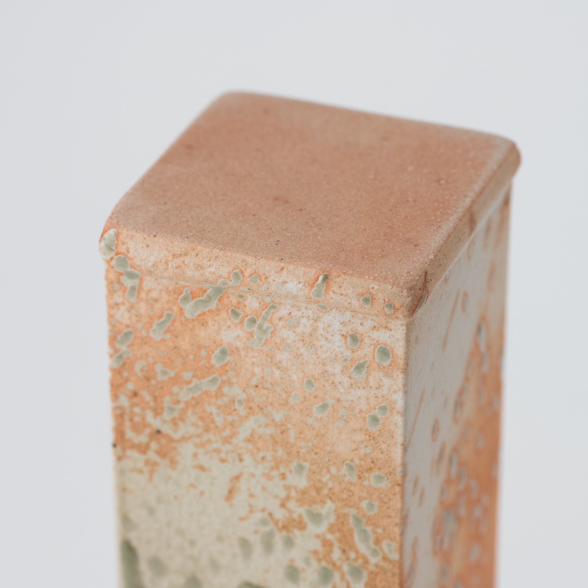 Naginowa Shigaraki Ware Morning Mist Flower Vase 2.6 in.