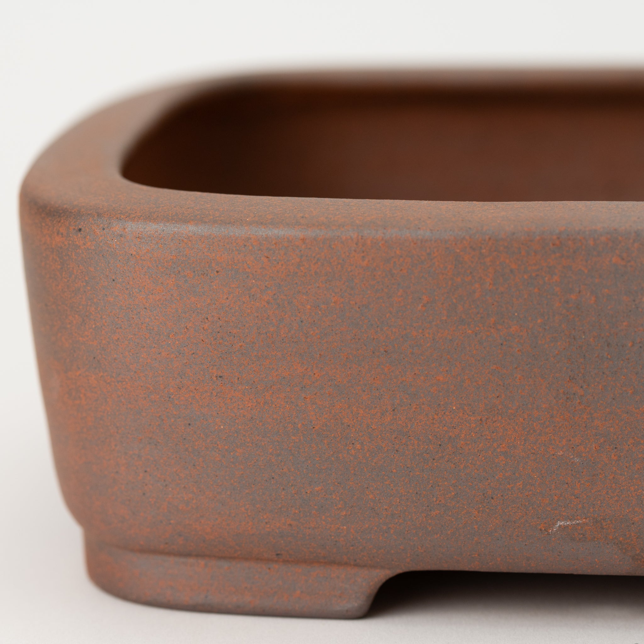 Reihou Tokoname Ware Nadir Mud Japanese Bonsai Pot 10.1in.