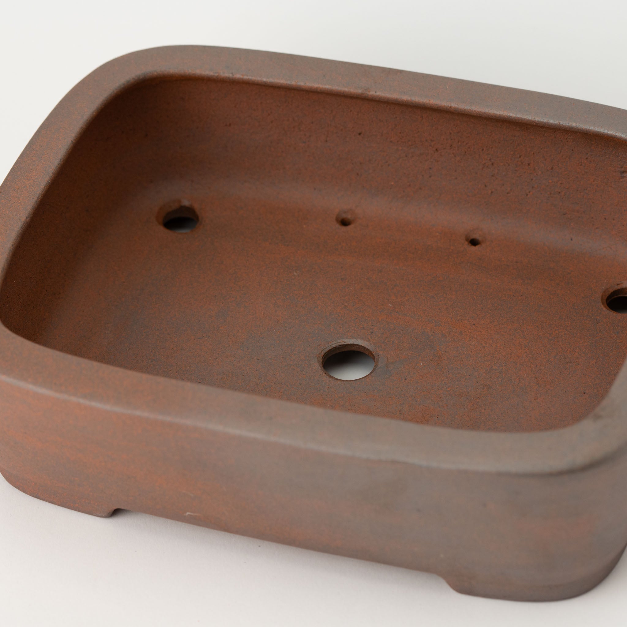 Reihou Tokoname Ware Nadir Mud Japanese Bonsai Pot 10.1in.