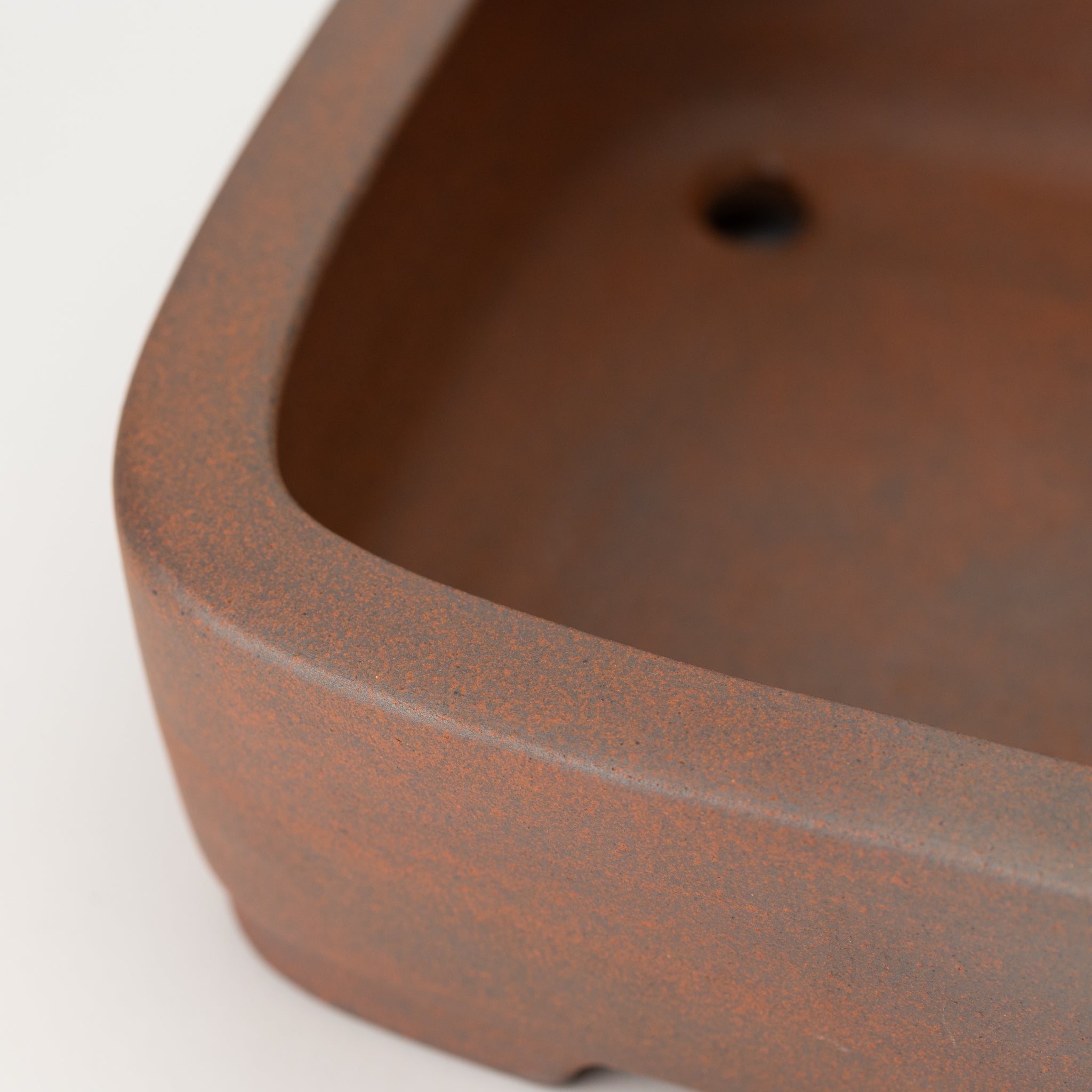 Reihou Tokoname Ware Nadir Mud Japanese Bonsai Pot 10.1in.