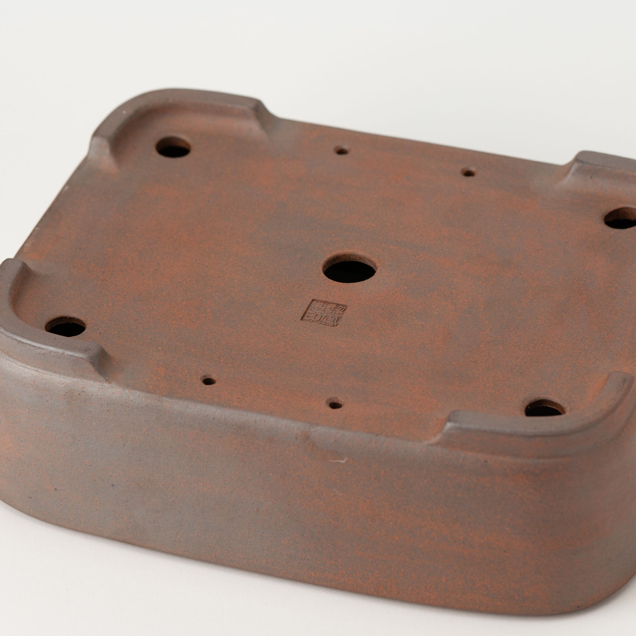Reihou Tokoname Ware Nadir Mud Japanese Bonsai Pot 10.1in.