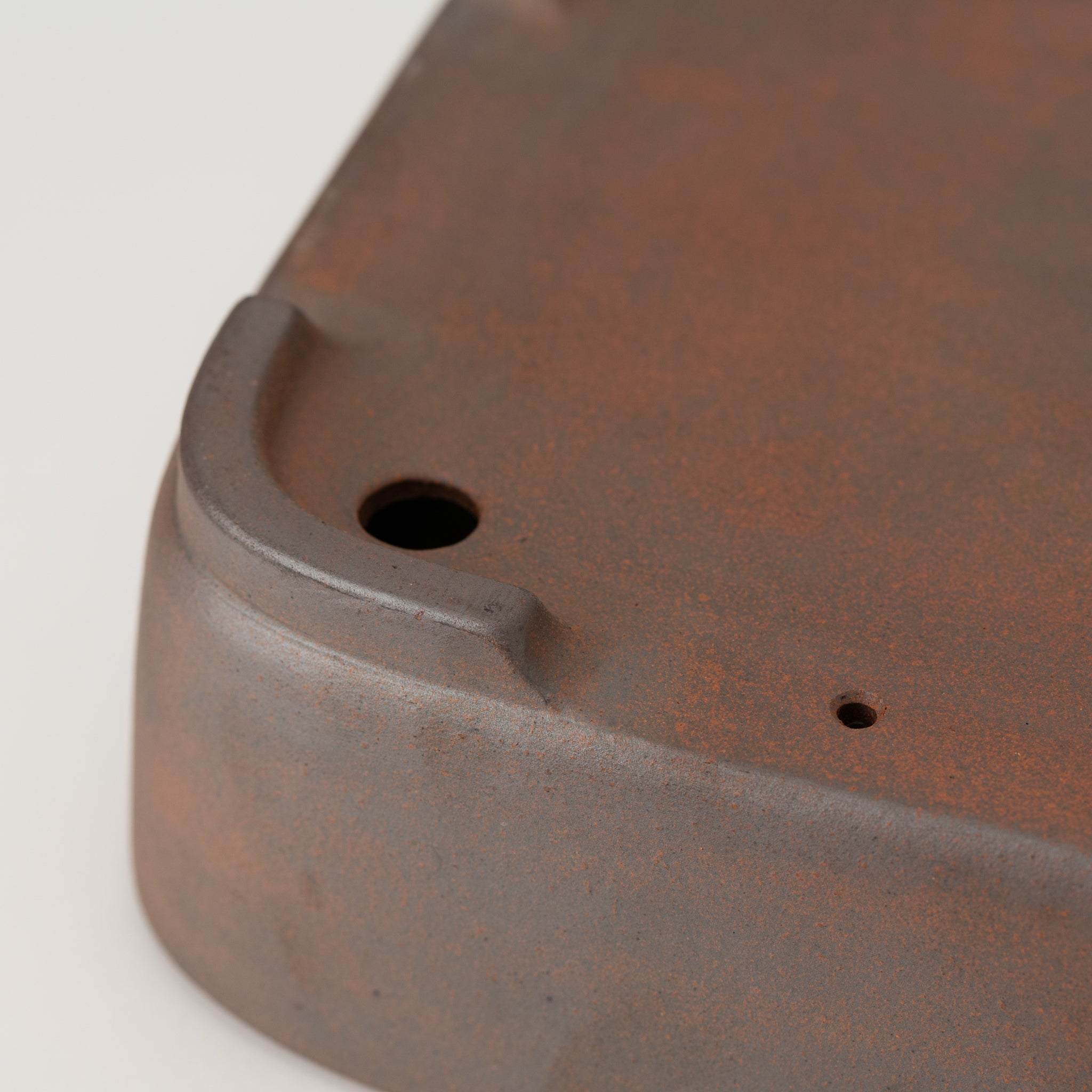 Reihou Tokoname Ware Nadir Mud Japanese Bonsai Pot 10.1in.