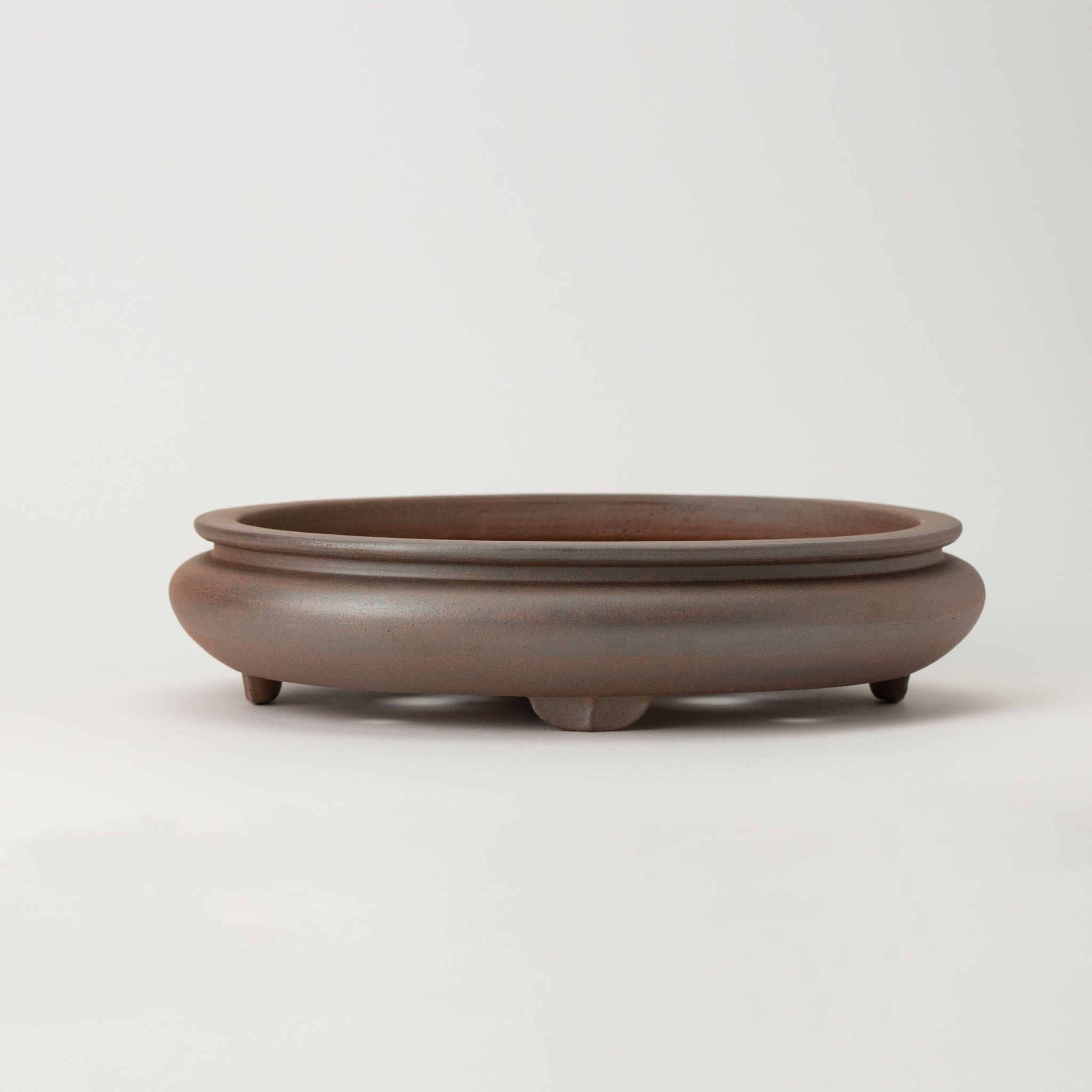 Reihou Tokoname Ware Oval Mud Japanese Bonsai Pot 11in.