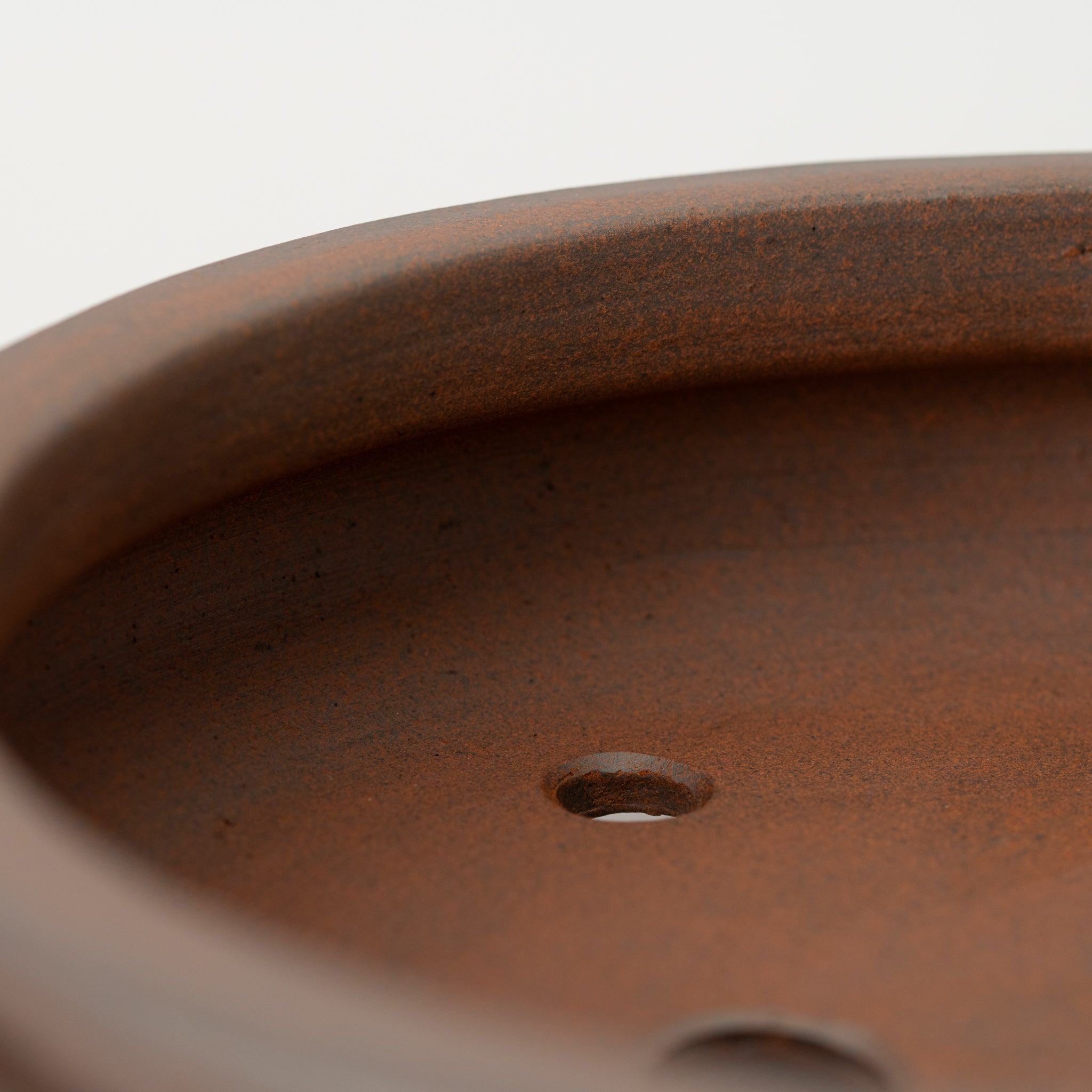 Reihou Tokoname Ware Oval Mud Japanese Bonsai Pot 11in.