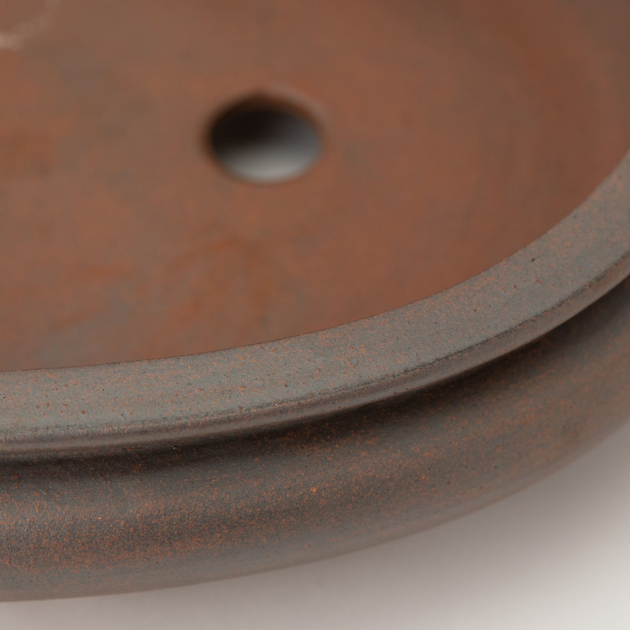 Reihou Tokoname Ware Oval Mud Japanese Bonsai Pot 11in.
