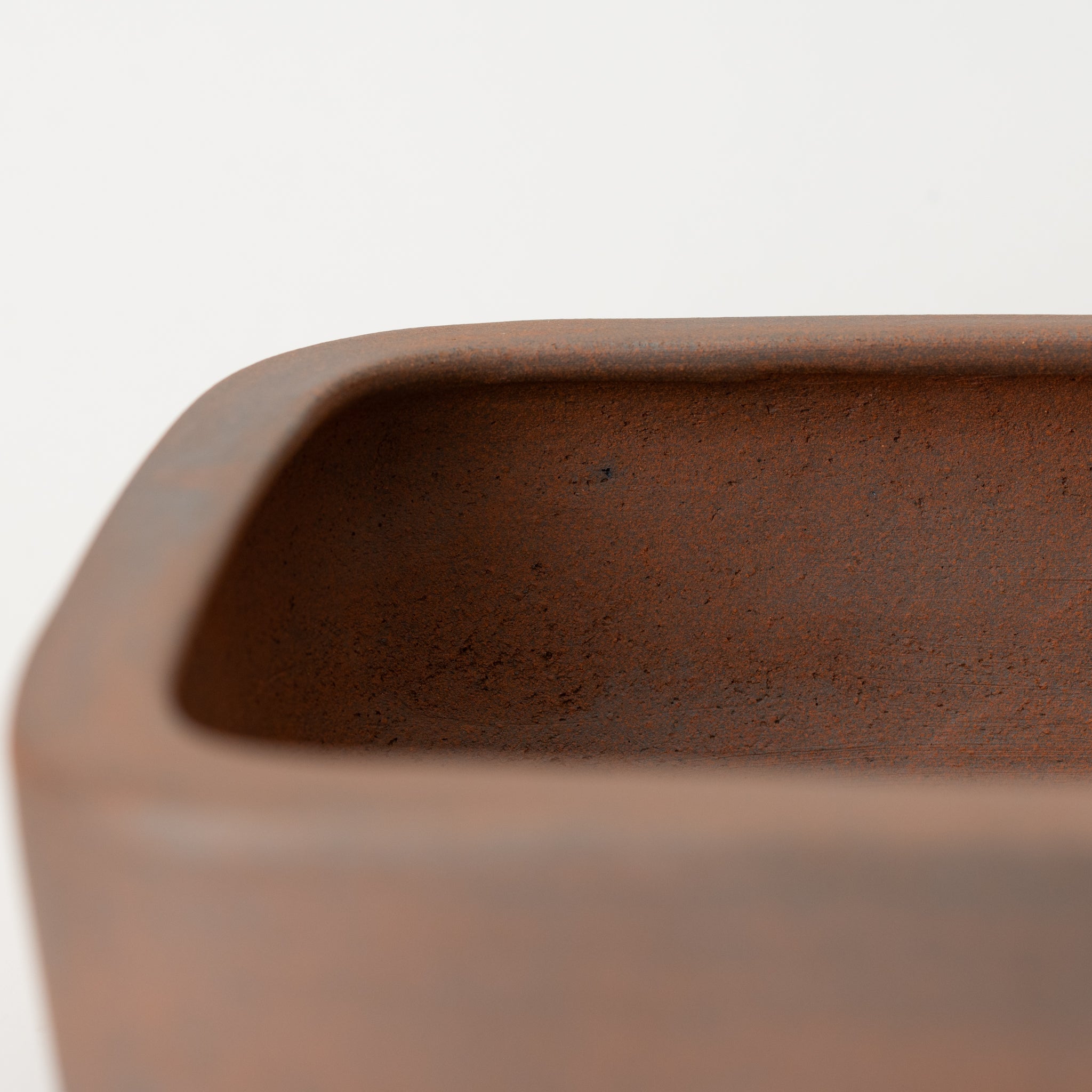 Reihou Tokoname Ware Nadir Mud Japanese Bonsai Pot 12.5in.