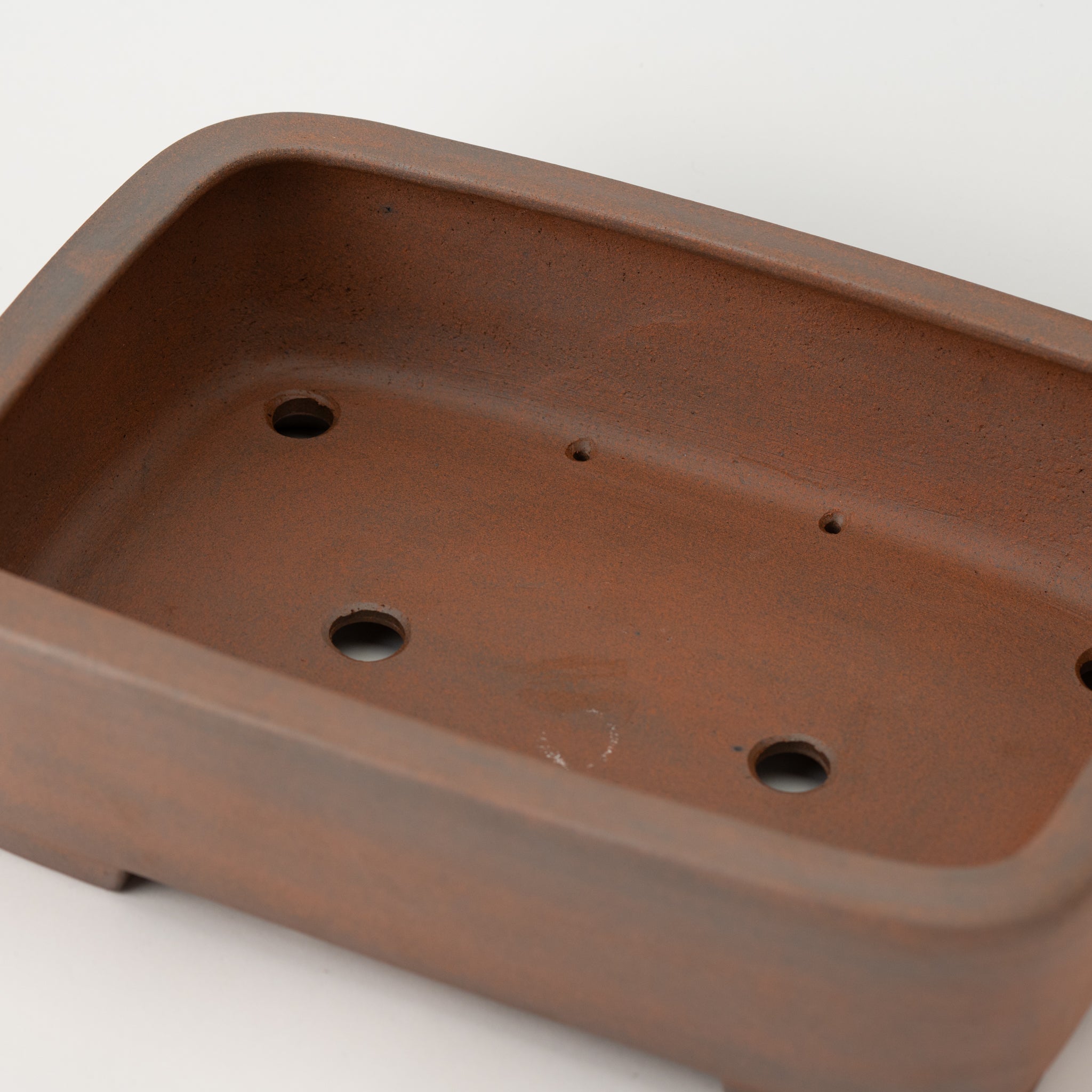 Reihou Tokoname Ware Nadir Mud Japanese Bonsai Pot 12.5in.