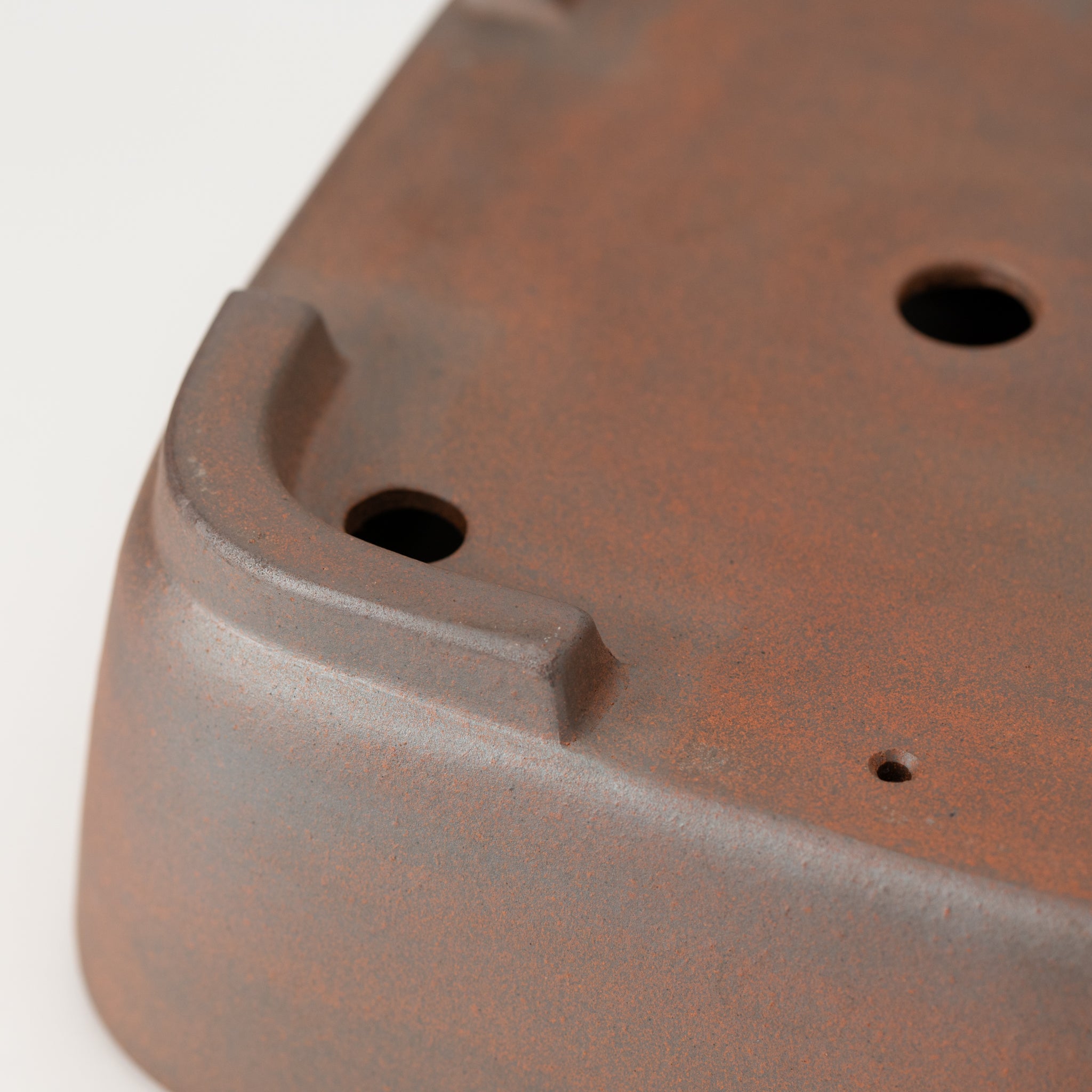 Reihou Tokoname Ware Nadir Mud Japanese Bonsai Pot 12.5in.