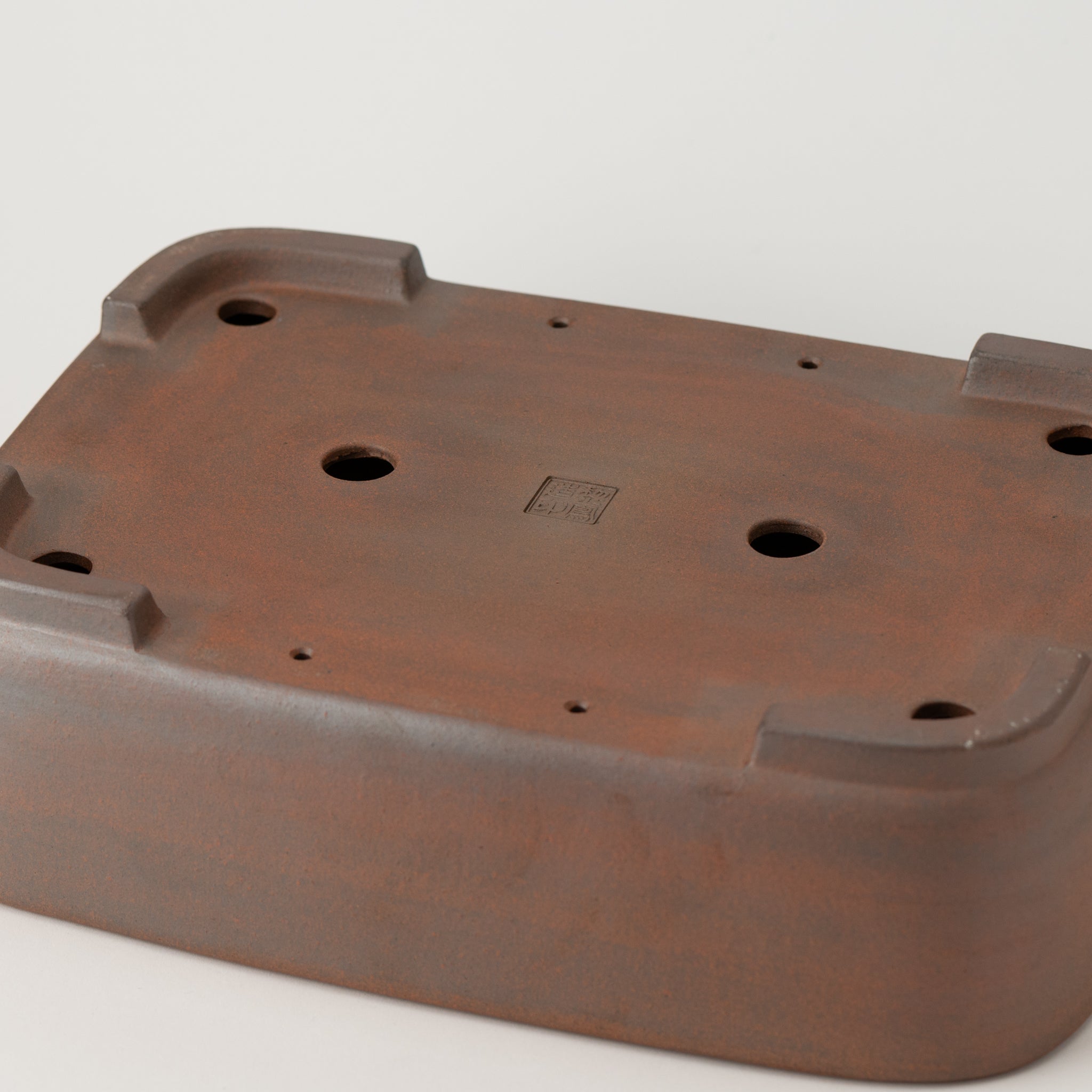 Reihou Tokoname Ware Nadir Mud Japanese Bonsai Pot 12.5in.