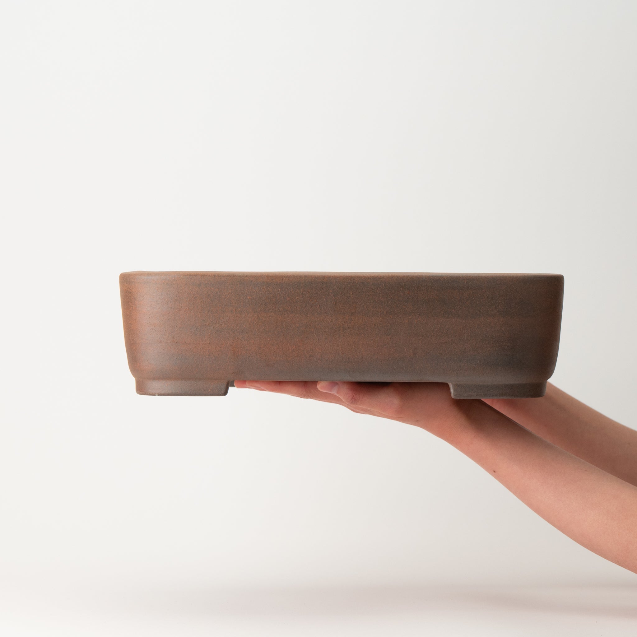 Reihou Tokoname Ware Nadir Mud Japanese Bonsai Pot 12.5in.