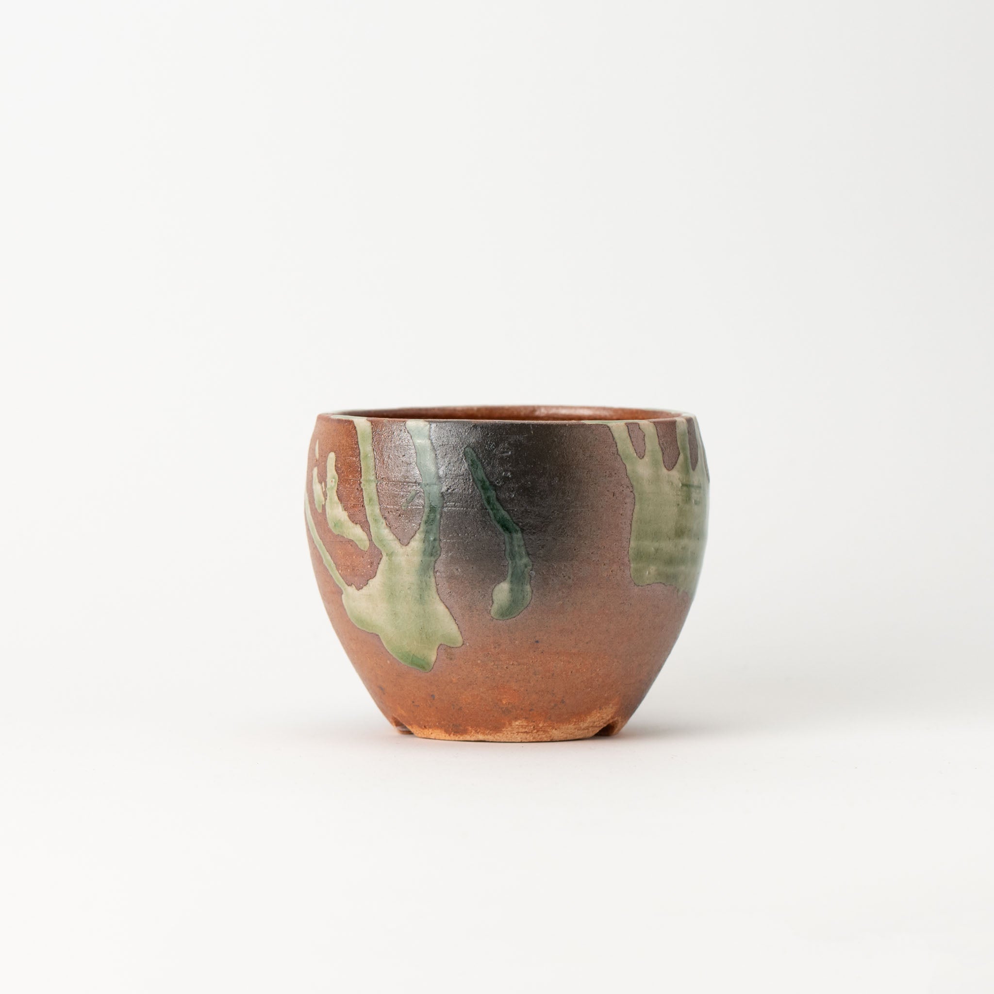 Naginowa Shigaraki Ware Glass Japanese Bonsai Pot