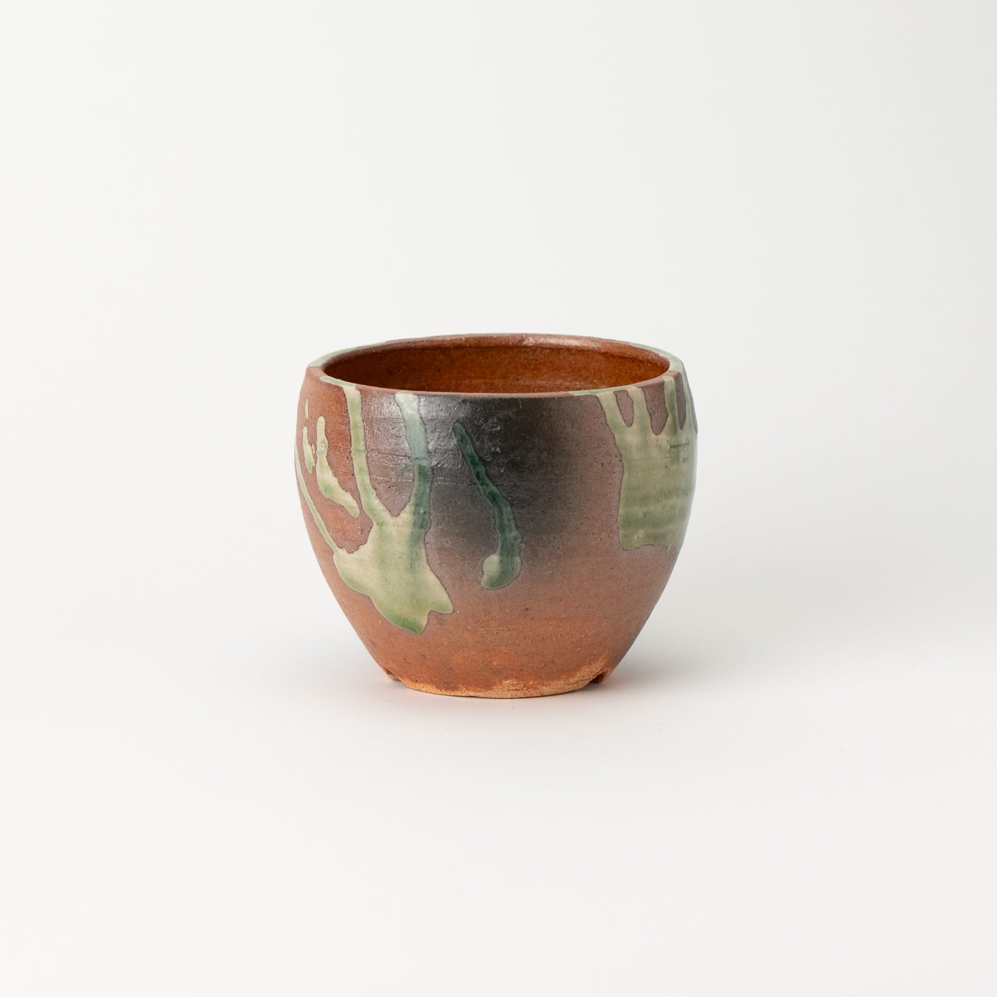 Naginowa Shigaraki Ware Glass Japanese Bonsai Pot