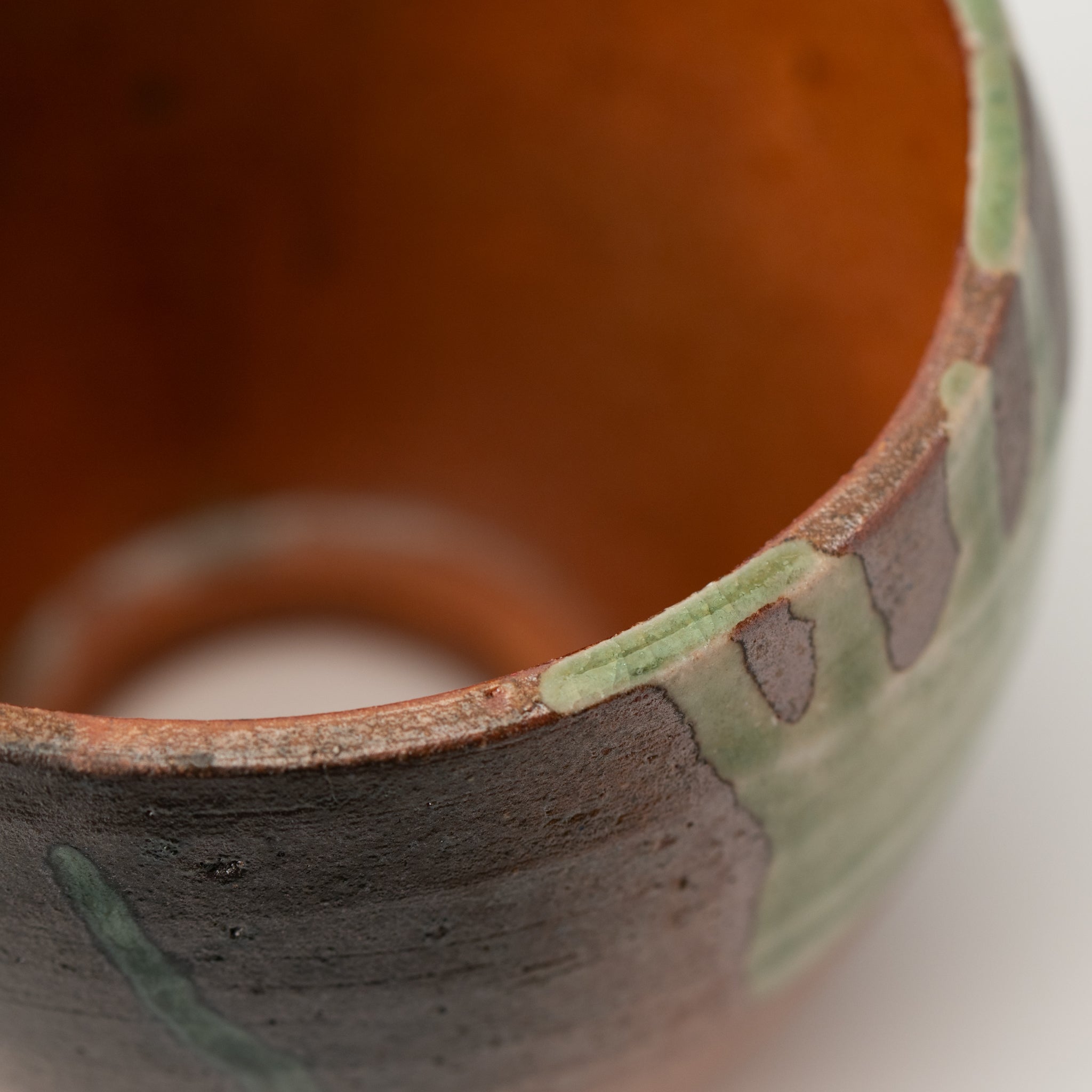 Naginowa Shigaraki Ware Glass Japanese Bonsai Pot